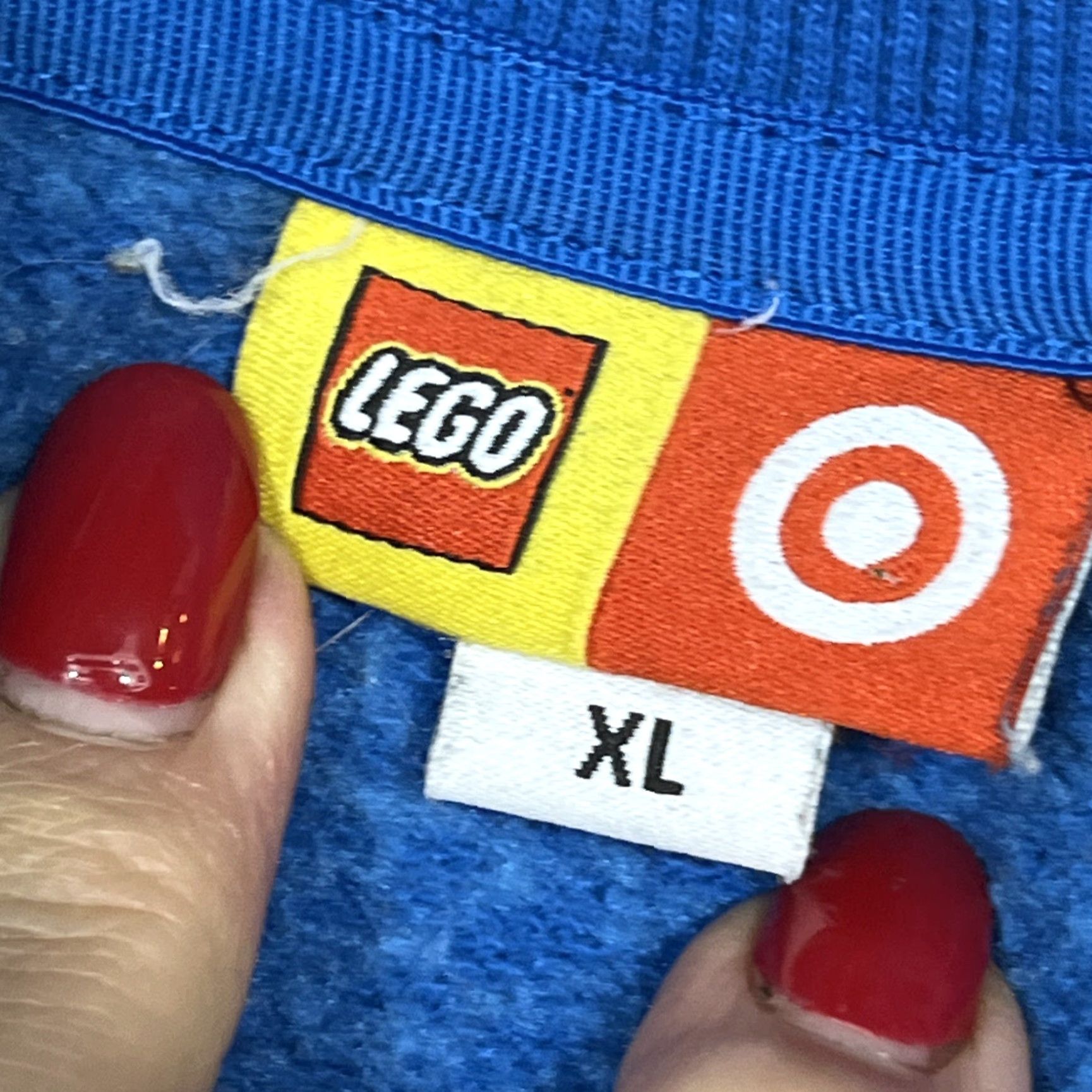 LEGO Lego Sweatshirt Target Blue Red Yellow Striped Rainbow Men's XL Zip Front Jacket Size US XL / EU 56 / 4 - 2 Thumbnail