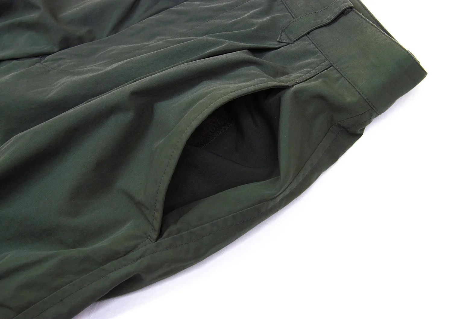 Issey Miyake Polyester Blend Zip Design Pants in Khaki Size S Size US 30 / EU 46 - 6 Thumbnail
