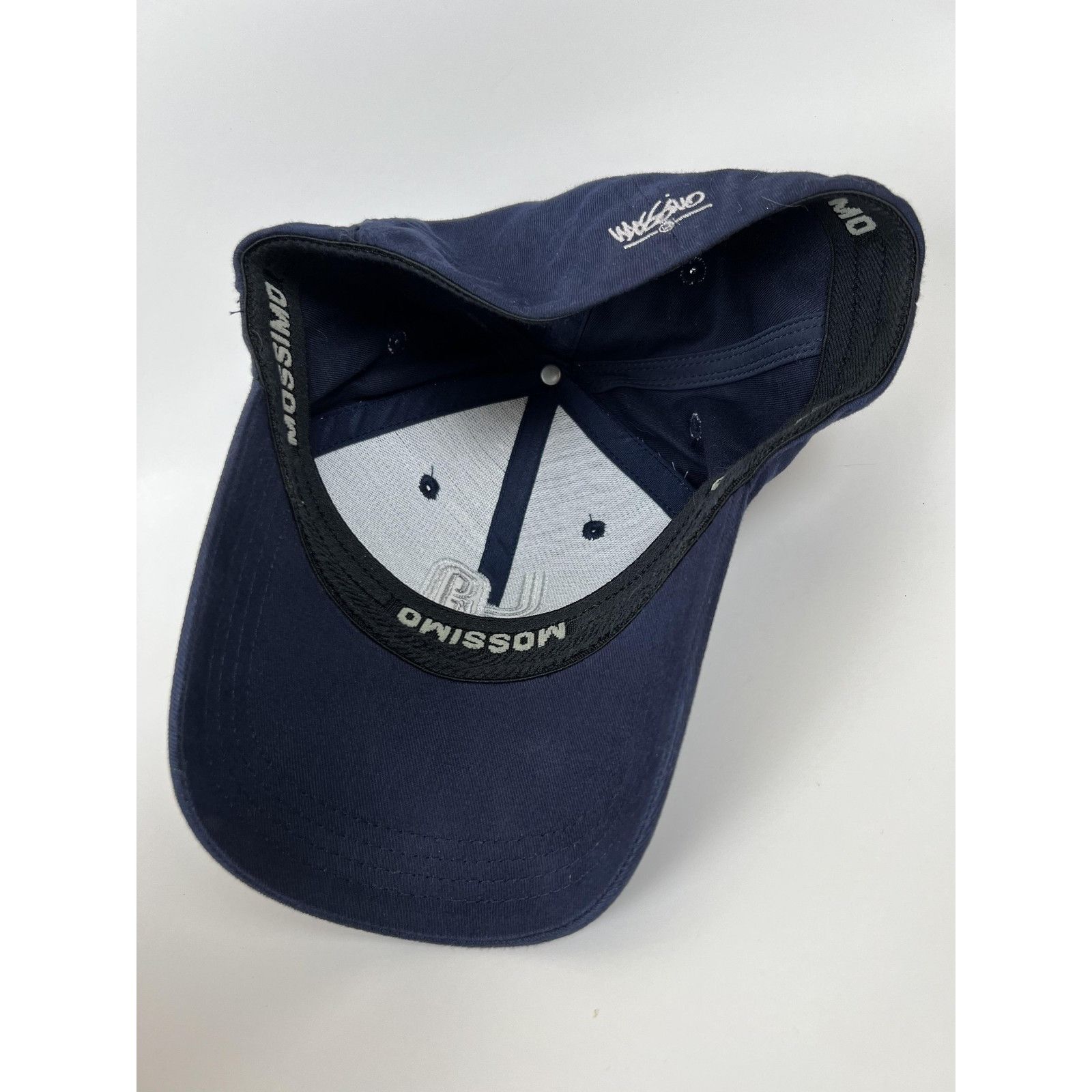 Mossimo Vintage Mossimo LA Hat Cap Fitted Mens One Size Navy Blue Y2 Size ONE SIZE - 7 Thumbnail