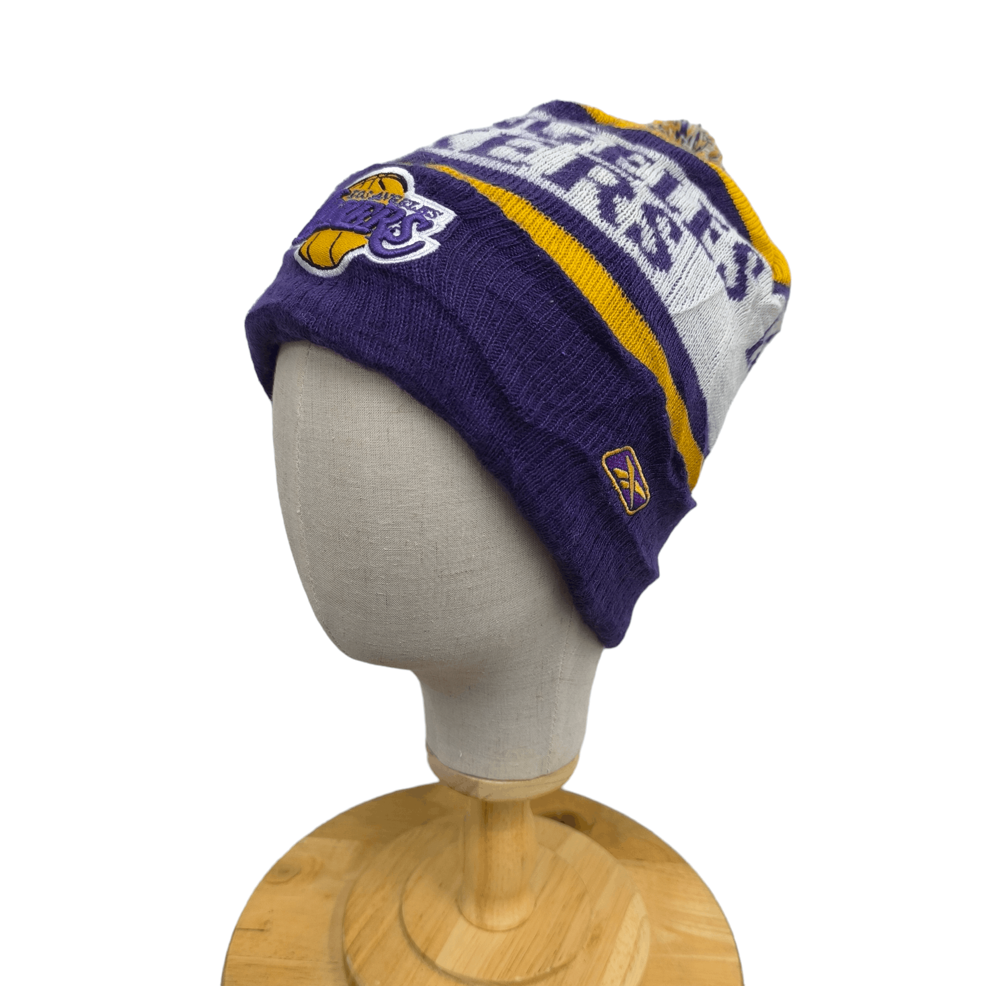 NBA 🌟NBA los angeles lakers by reebok beanie hat Size ONE SIZE - 1 Thumbnail