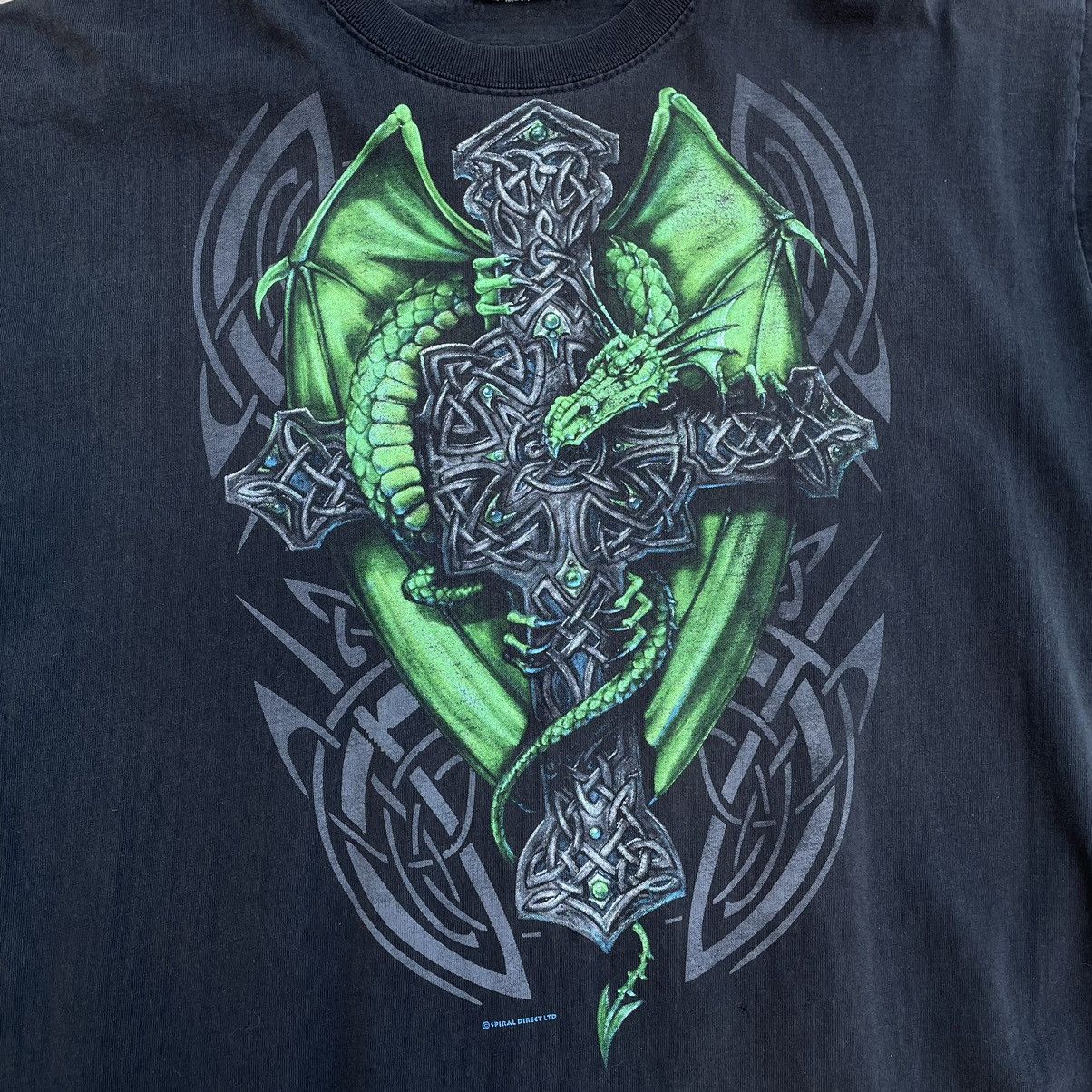 Band Tees × Vintage Vintage Spiral Longsleeve T-shirts Logo Dragon Y2K 90s USA Size US XL / EU 56 / 4 - 18 Thumbnail