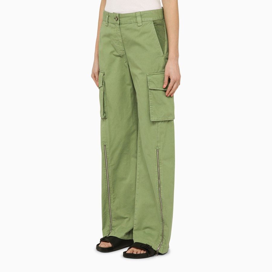 Stella McCartney o1d2blof1024 Trousers in Green Size 28" / US 6 / IT 42 - 3 Thumbnail