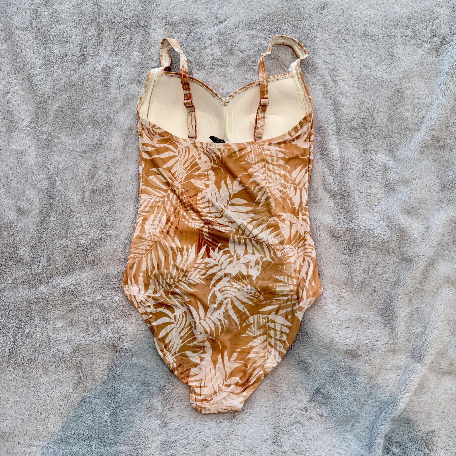Other Niptuck Swim One-Piece Swimsuit with Leaf Print Size ONE SIZE - 2 Thumbnail