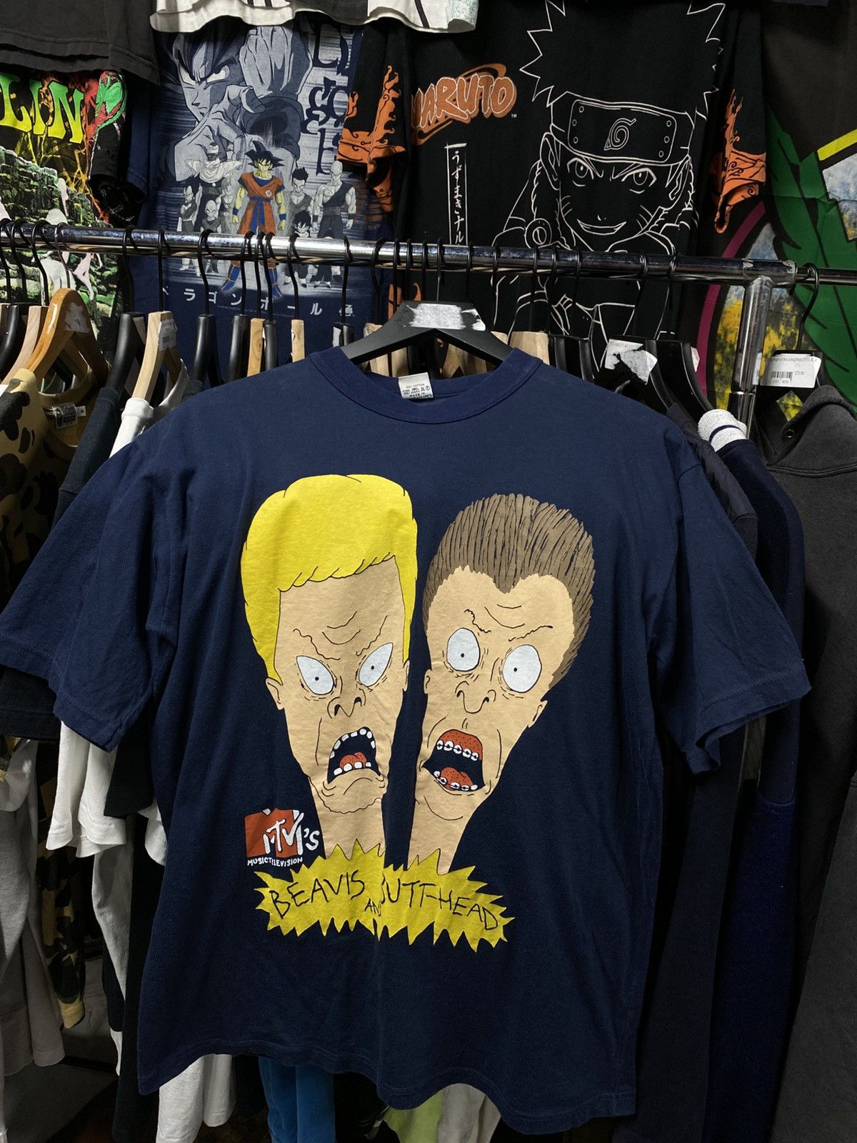 Vintage 90’s Beavis & Butthead MTV Tee Shirt Medium