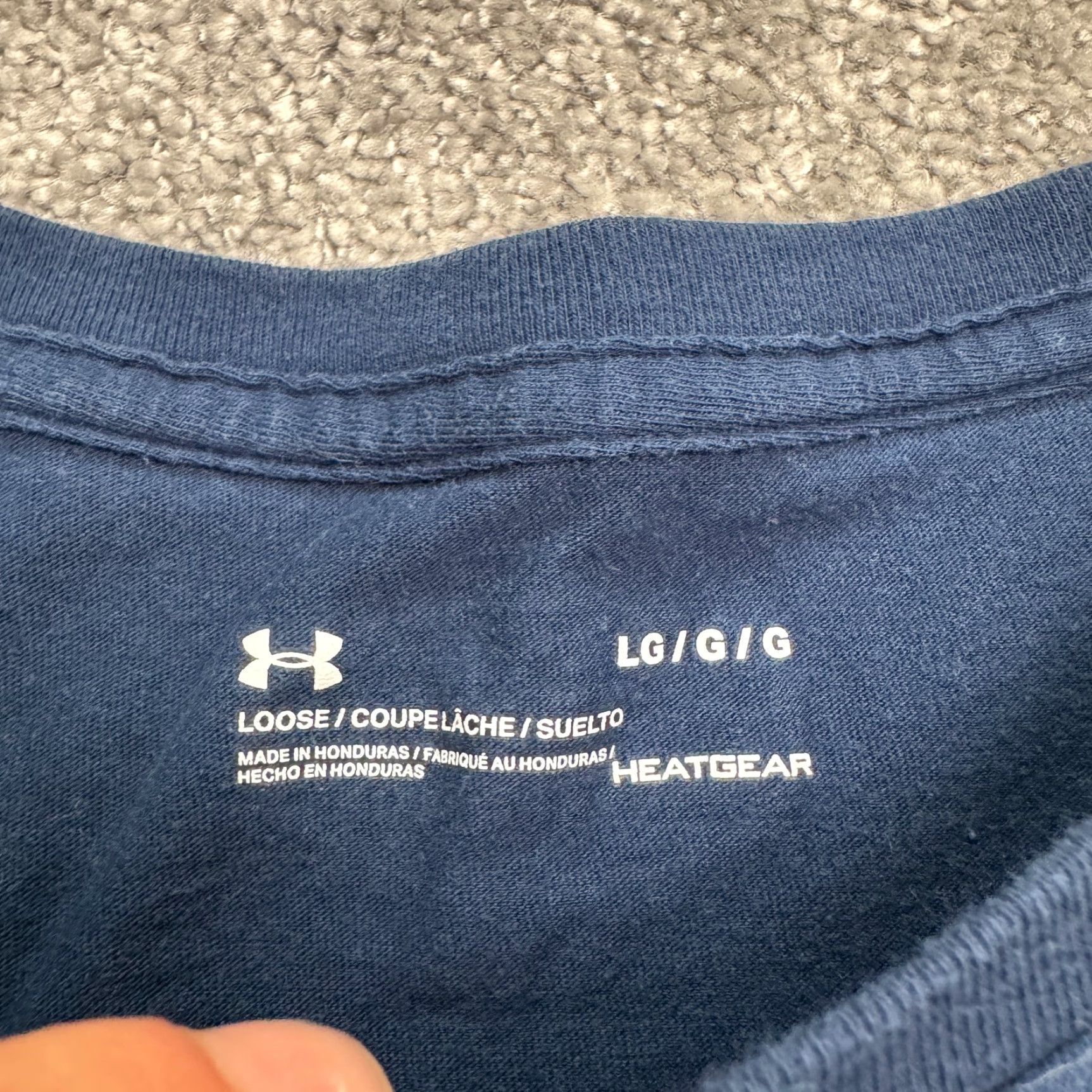Under Armour VINTAGE Under Armour HeatGear T-Shirt Men's Large Blue Activewear Crew Neck Sports Tee Size US L / EU 52-54 / 3 - 4 Thumbnail