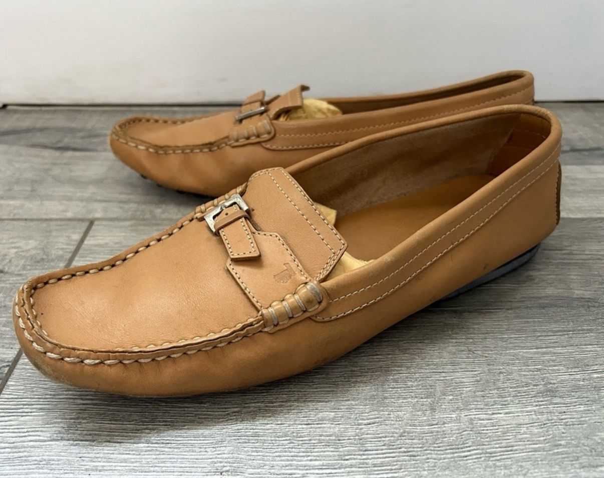 Tod's Authentic TOD’s Slipped-On Leather Loafers Size US 9 / IT 39 - 5 Thumbnail