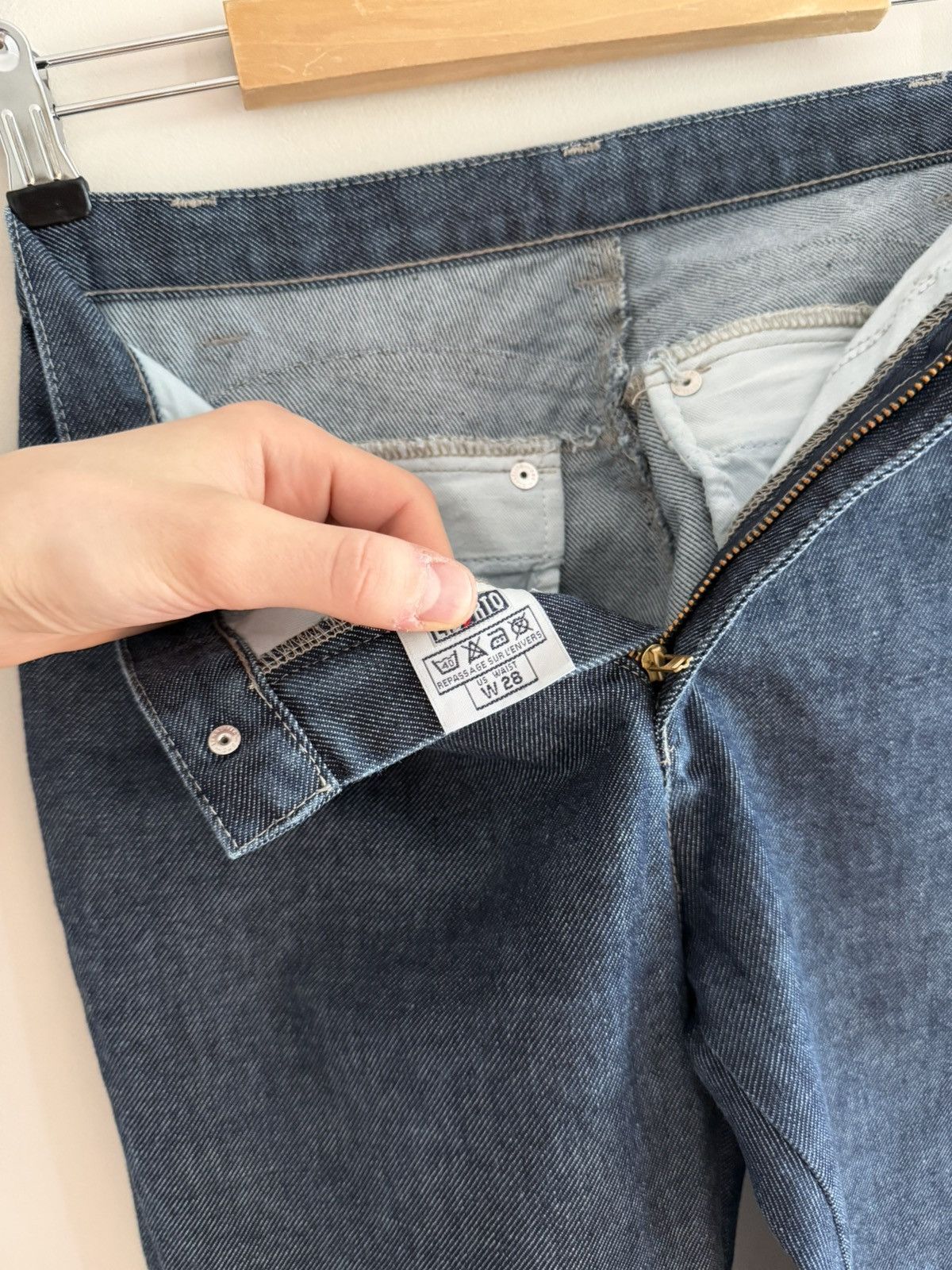 Vintage Vintage Japanese Style Washed Flared Avant Garde Pants Jeans Size 28" / US 6 / IT 42 - 8 Thumbnail