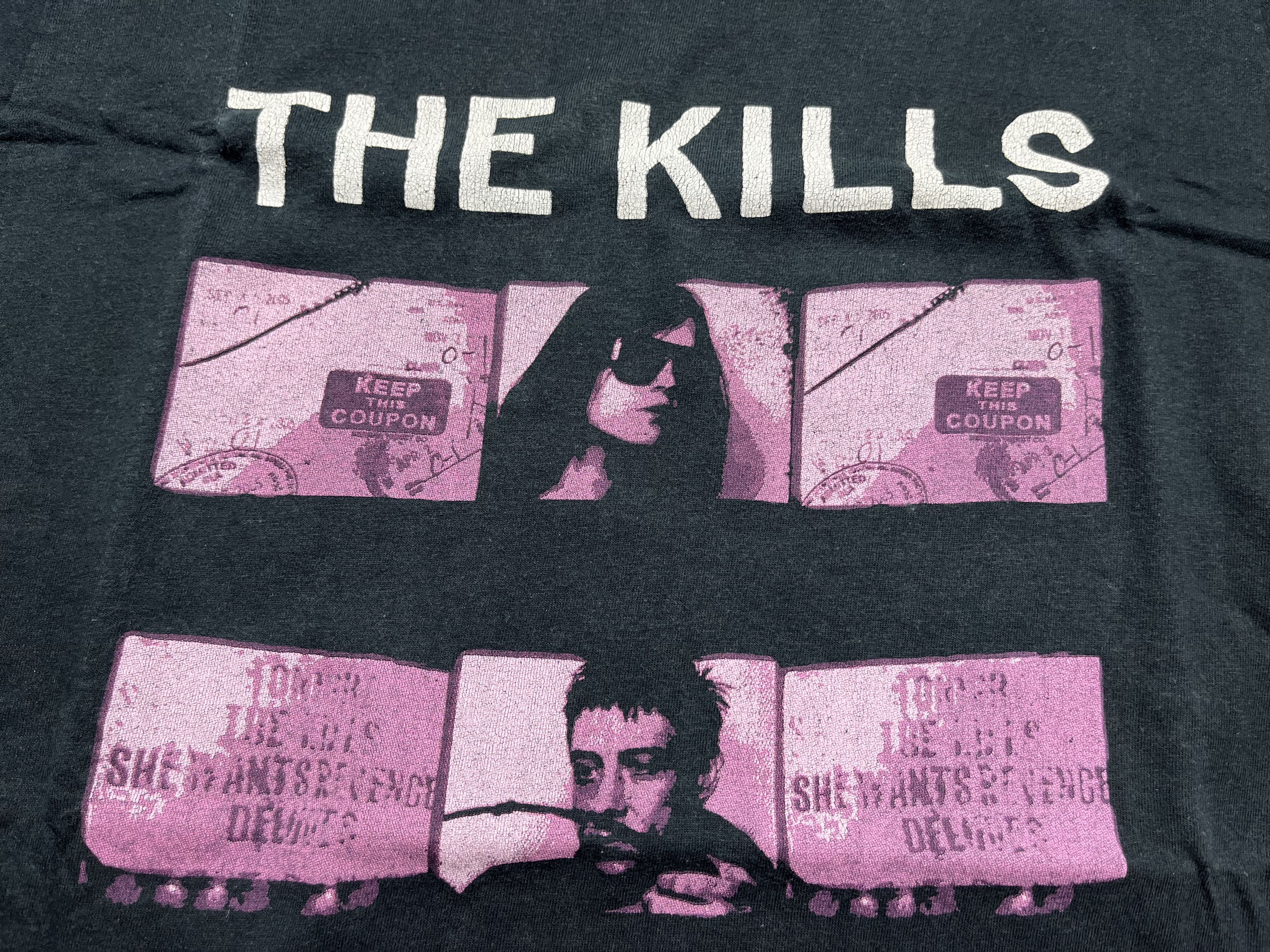 Andy Warhol × Band Tees × Vintage Vintage 00s 2005 The Kills - No Wow Album Shirt Size US S / EU 44-46 / 1 - 2 Thumbnail
