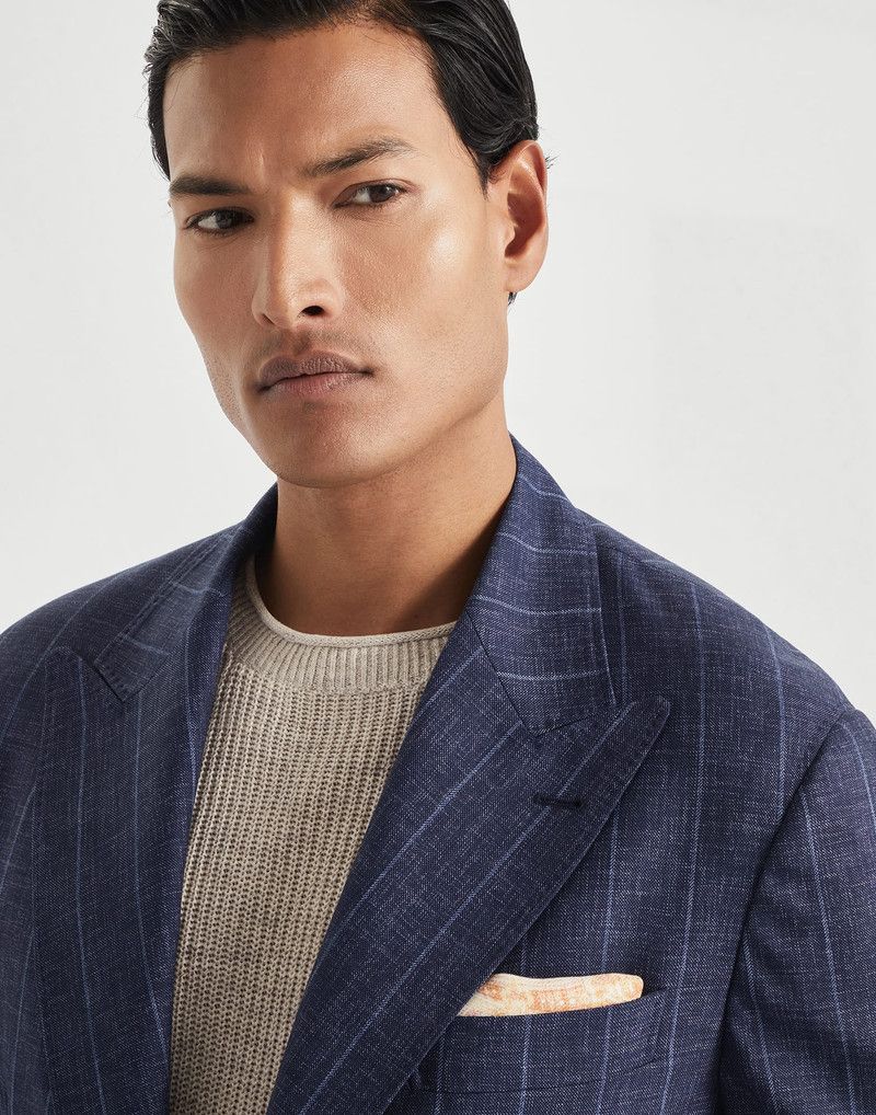 Brunello Cucinelli o1la1rc1a0326 Size: OS / Double Face Pocket Square Size ONE SIZE - 3 Thumbnail