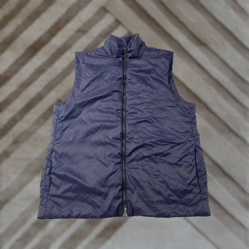 Armani Emporio Armani Vest Puffer Insulated Full Zip Navy 42 Water Repellent Men Size 42 Blue Puffer Jacket with Pockets Mens Size US XS / EU 42 / 0 - 1 Thumbnail