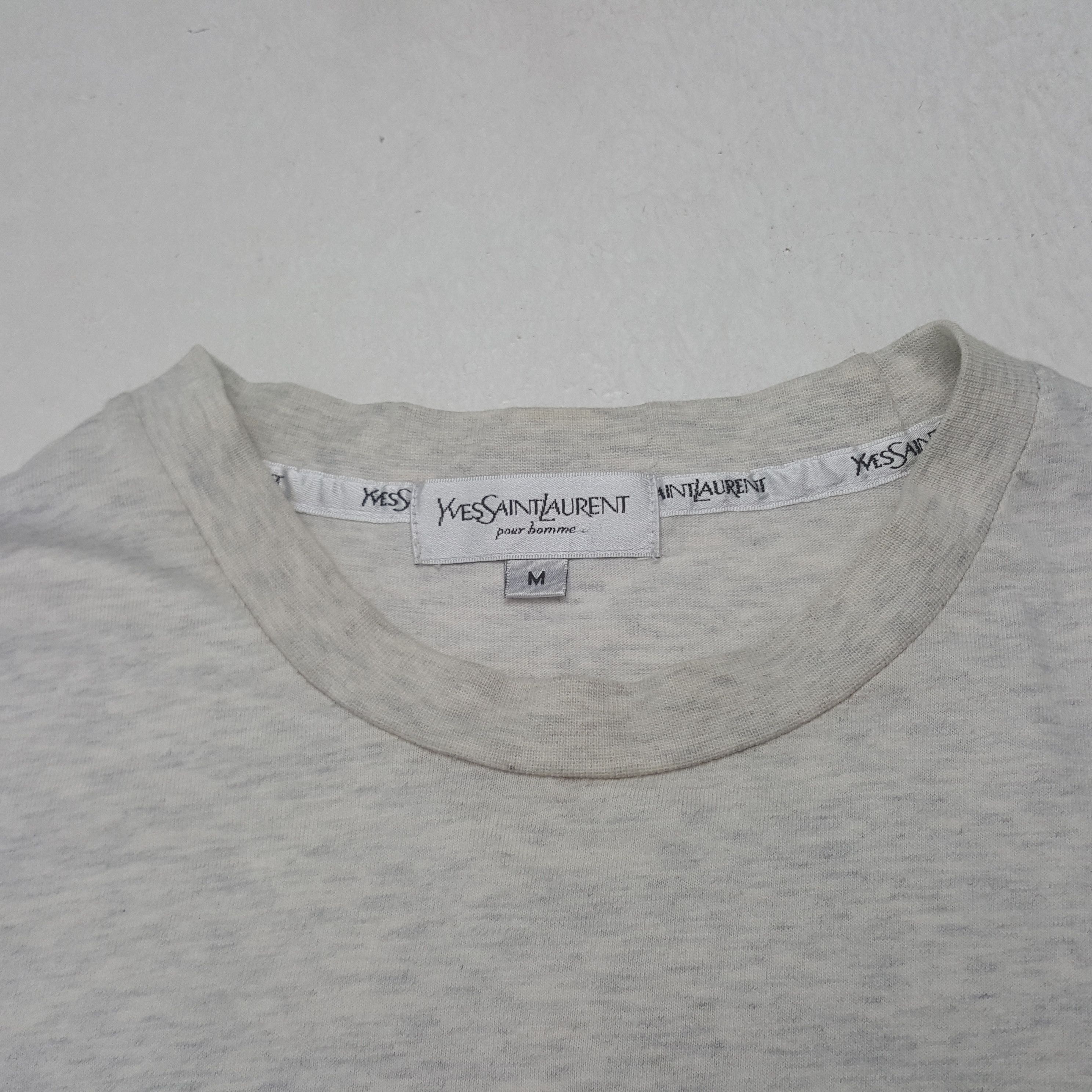 Yves Saint Laurent Vintage Yves Saint Laurent Designer Tshirt C294N36 Size US M / EU 48-50 / 2 - 4 Thumbnail