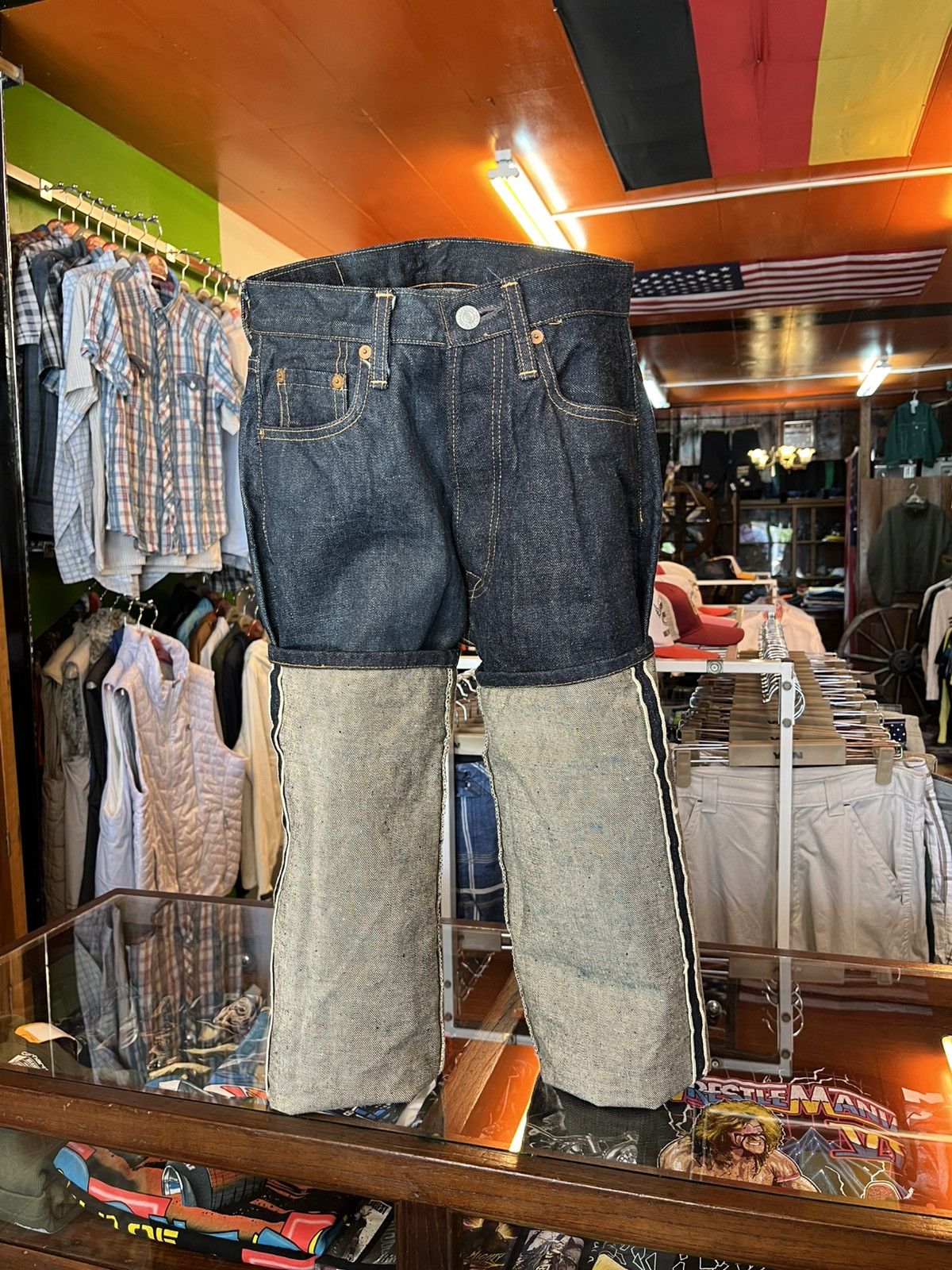 Denime × Japanese Brand Vintage Denime Selvadge Size US 27 - 8 Thumbnail