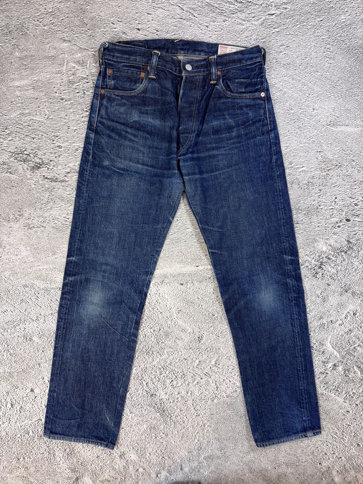 Evisu Evisu jeans daicock big logo vintage pink Yamane Japanese Size 31" - 3 Thumbnail
