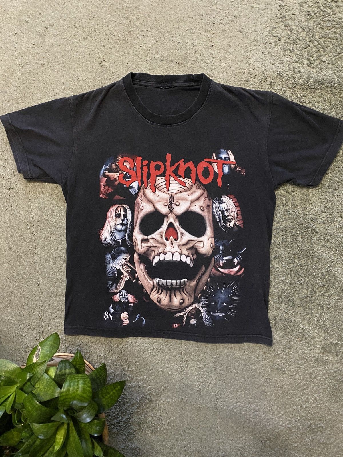 Slipknot Vintage Slipknot Y2k Skull Fade Tee Size US M / EU 48-50 / 2 - 1 Thumbnail