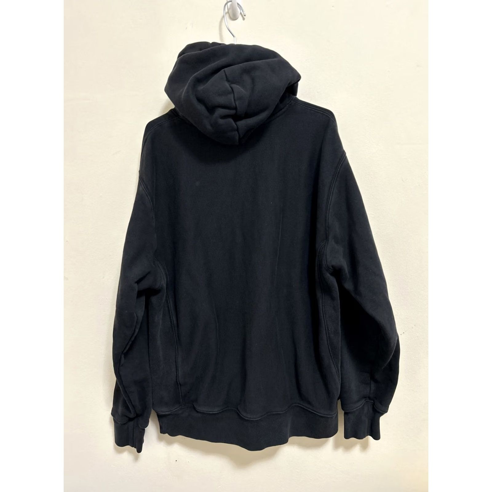 Champion VINTAGE Champion Hoodie Men L Black Solid Cotton Blend Fleece Embroidered Logo Reverse Weave Pullover Top 90s Theme Size US L / EU 52-54 / 3 - 7 Thumbnail