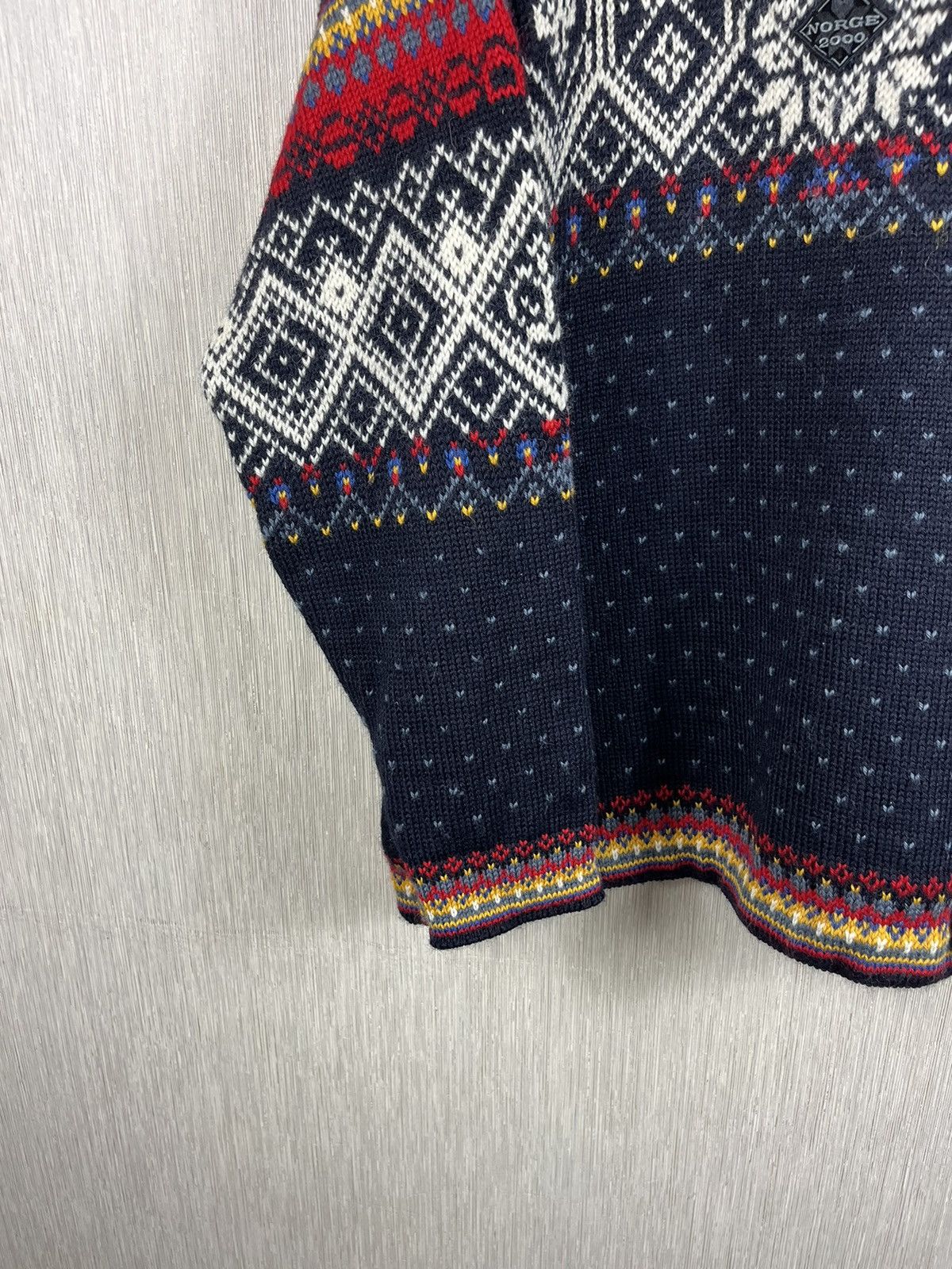 Dale Of Norway × Vintage Vintage Dale of Norway wool heavy patterned zip sweater knit Size US L / EU 52-54 / 3 - 7 Thumbnail