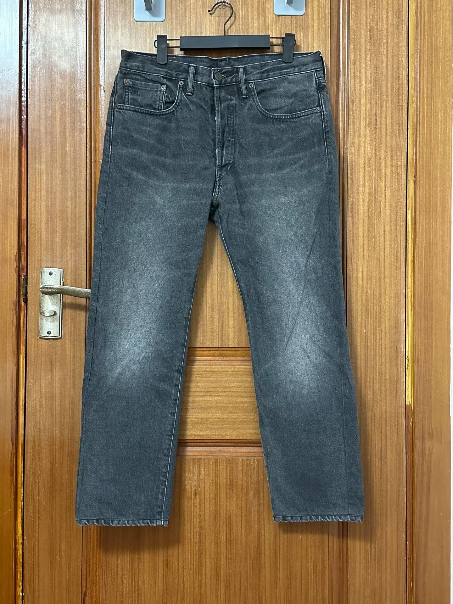 RRL Ralph Lauren RRL Gray Washed Cotton Jeans Size US 32 / EU 48 - 1 Thumbnail
