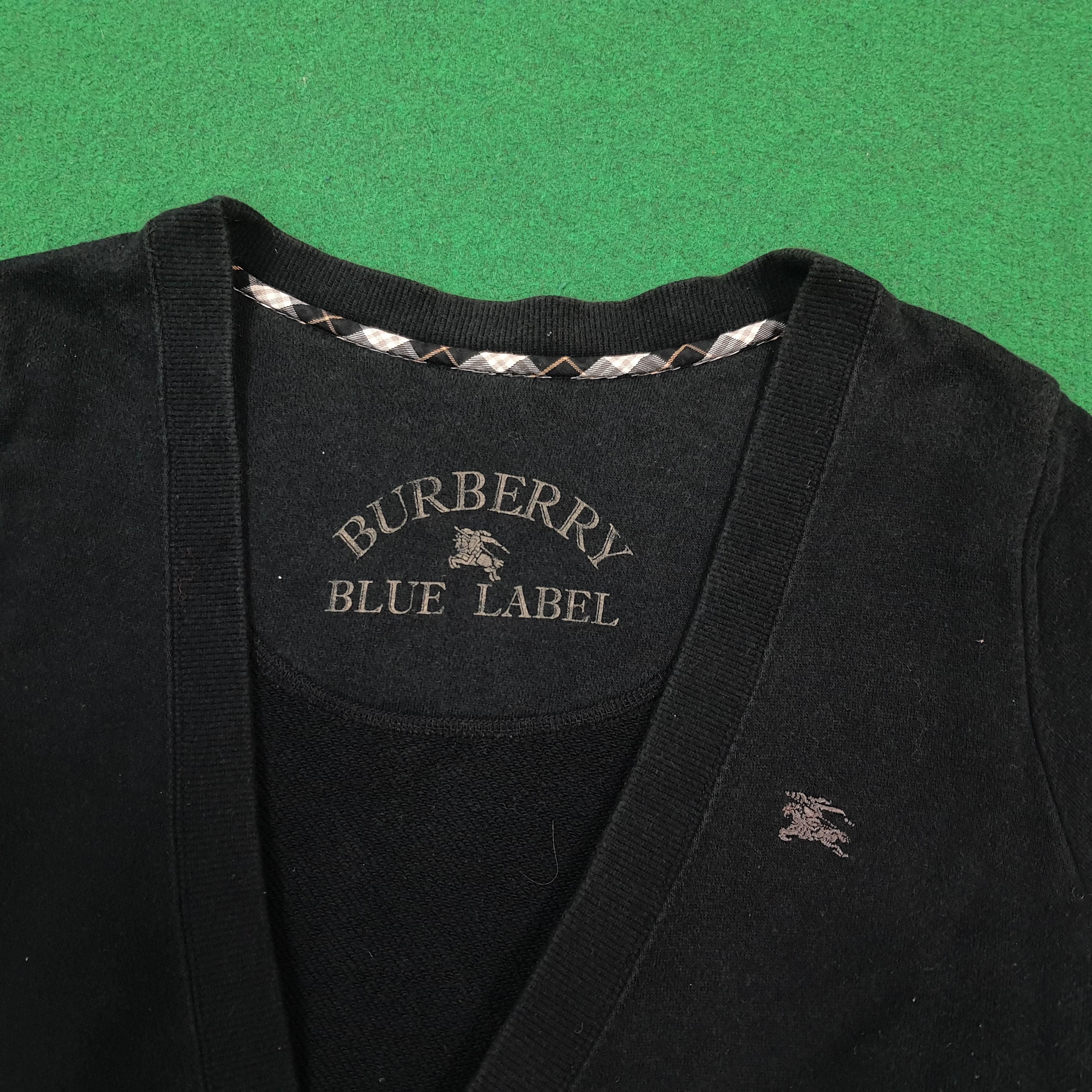 Burberry Vintage Burberry Blue Label Custom Logo Cardigan C302N22 Size XS / US 0-2 / IT 36-38 - 4 Thumbnail