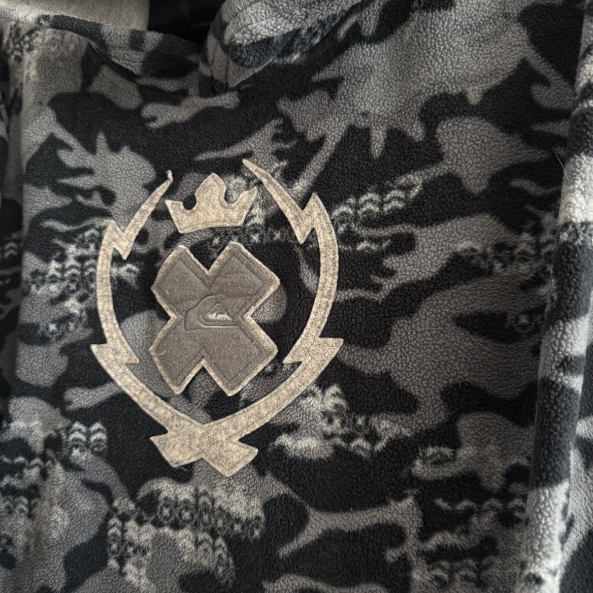 Quiksilver Vintage Quicksilver Fleece Avant Garde Y2K Size US S / EU 44-46 / 1 - 4 Thumbnail