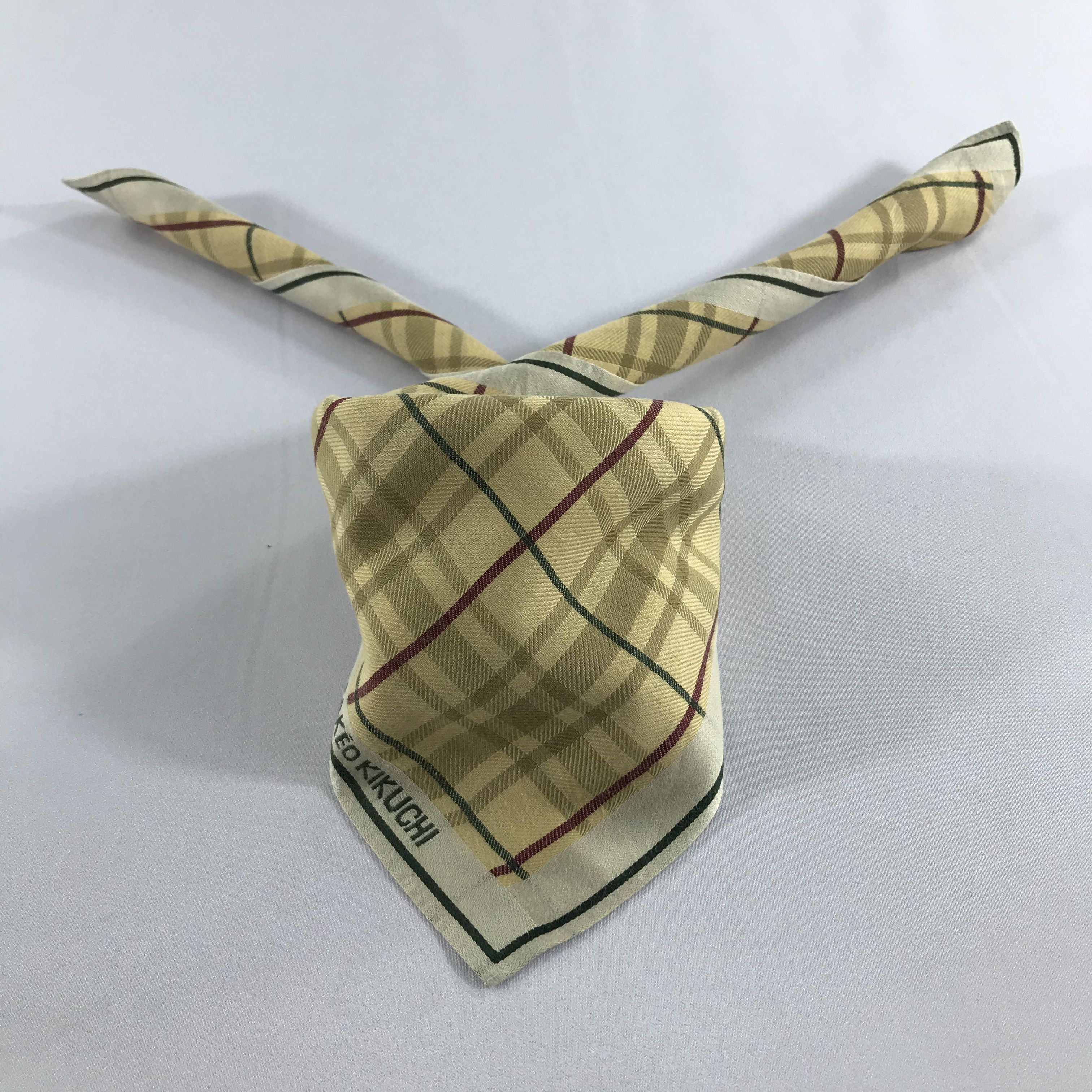 Takeo Kikuchi Takeo Kikuchi Check Handkerchief Neckerchief Bandana H903 Size ONE SIZE - 1 Thumbnail