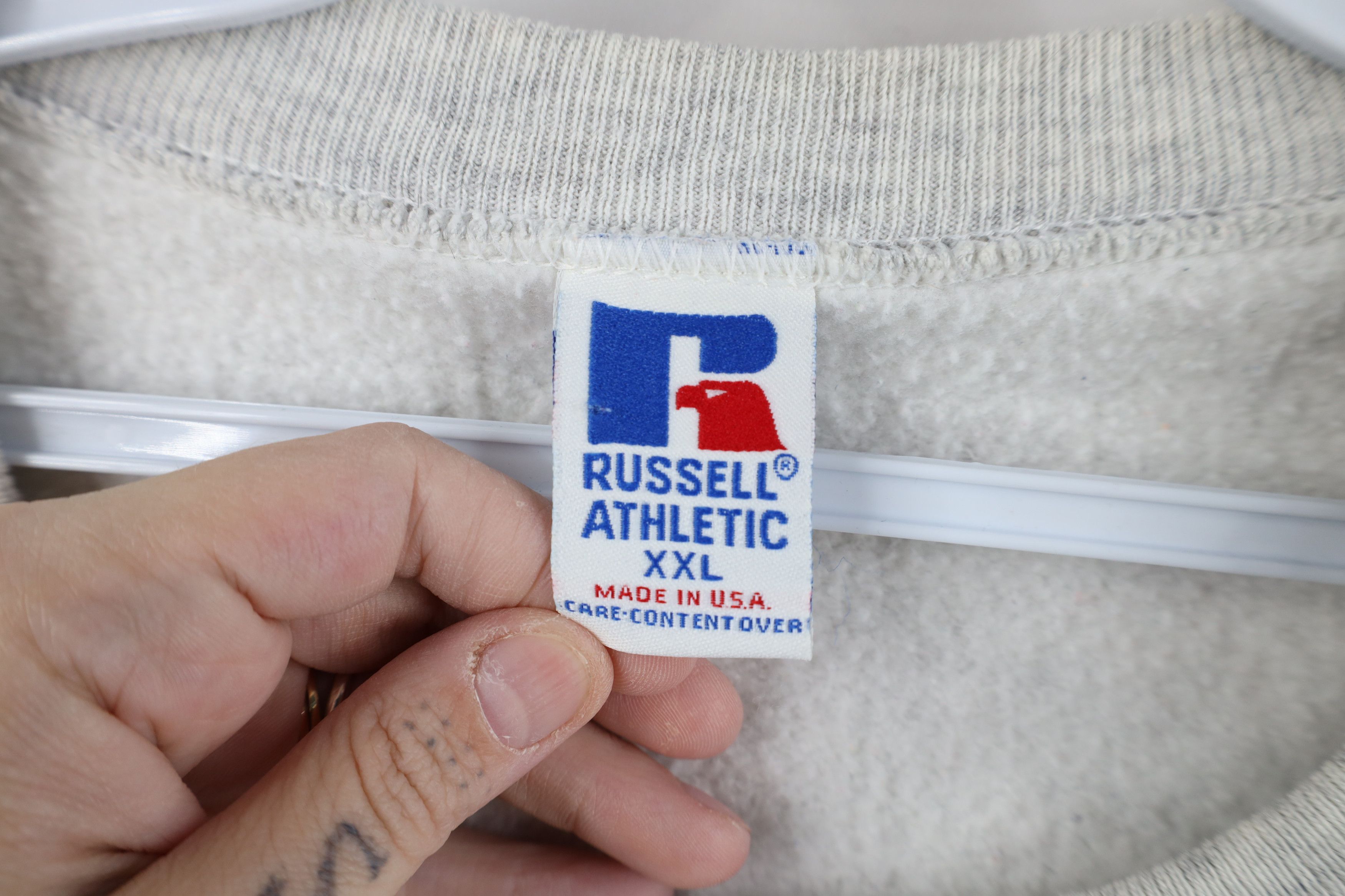 Russell Athletic Vintage 90s Russell Athletic Cougars Sweatshirt Gray USA Size US XXL / EU 58 / 5 - 11 Thumbnail