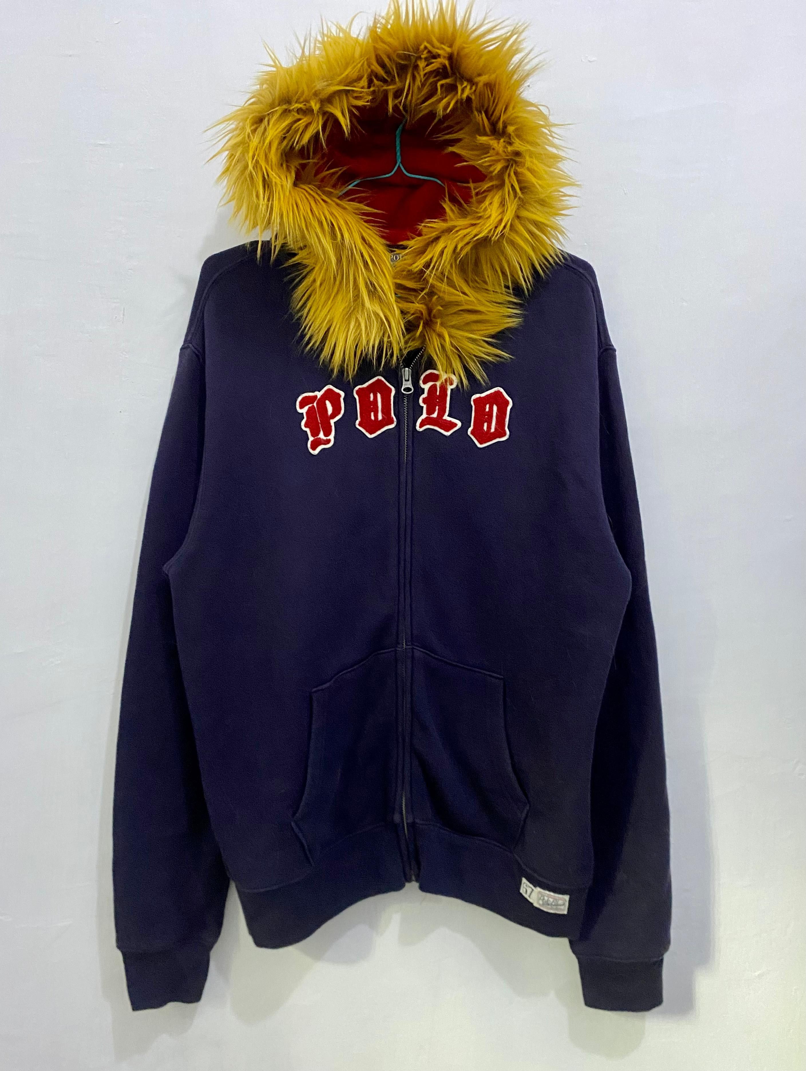 Polo Ralph Lauren Polo Ralph Lauren Fur Zipper Hoodie Size US L / EU 52-54 / 3 - 2 Thumbnail