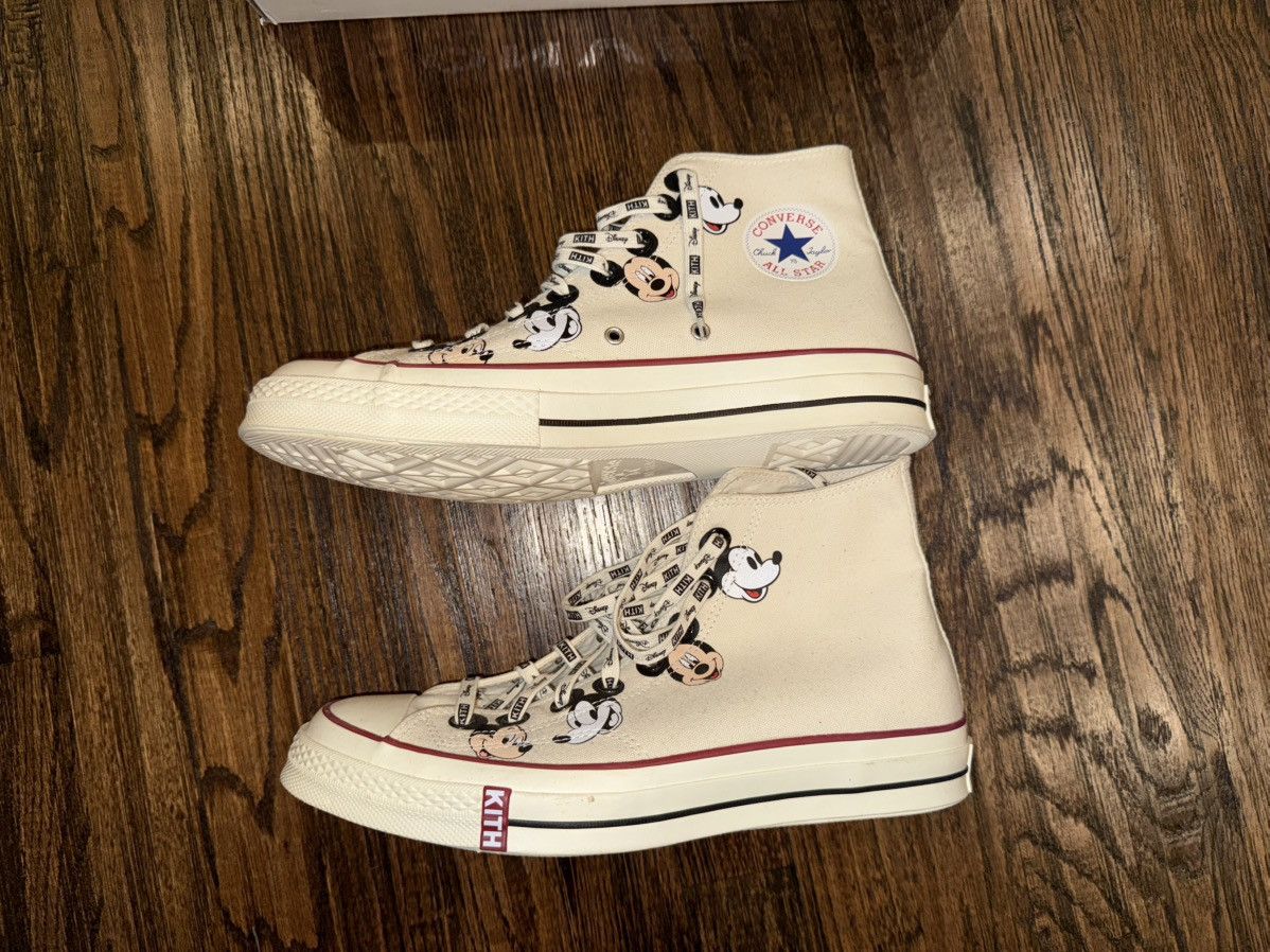 Converse × Disney × Kith Kith X Disney Mickey Mouse Converse 70 High Top Size 10.5 Size US 10.5 / EU 43-44 - 2 Thumbnail
