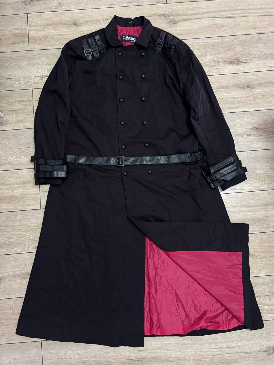 Other Gothicana by EMP Army Gothic Long Trench Coat sz 5XL Black Size US XXL / EU 58 / 5 - 1 Thumbnail