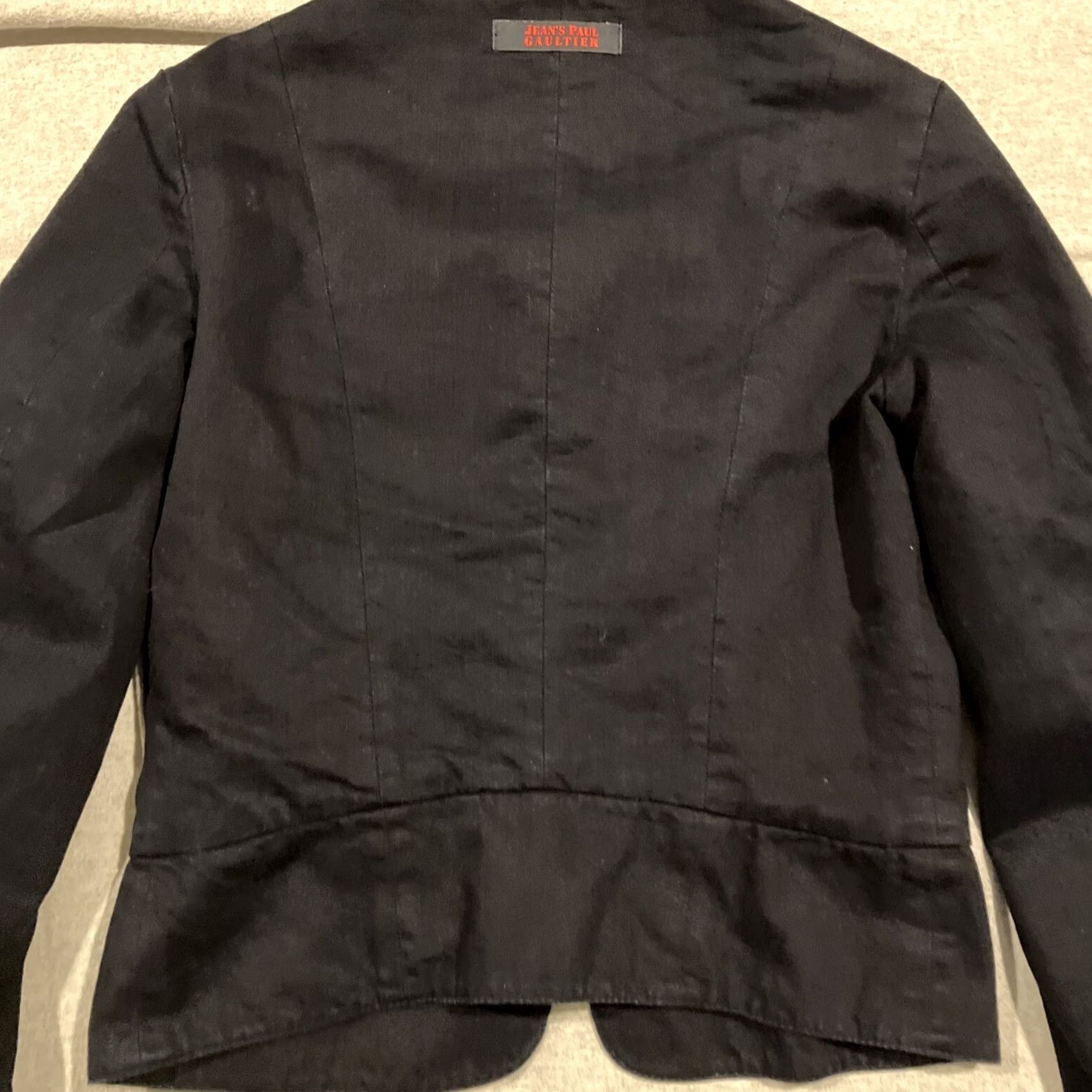 Jean Paul Gaultier VINTAGE Jean Paul Gaultier Denim Military Jacket Size 44 Women Dark Denim Jacket Coat Short Cotton Denim Military Jacket 44 Womens Size 30" / US 8 / IT 44 - 7 Thumbnail