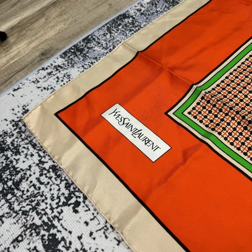 Yves Saint Laurent Yves Saint Laurent Silk Scarf Size ONE SIZE - 3 Thumbnail