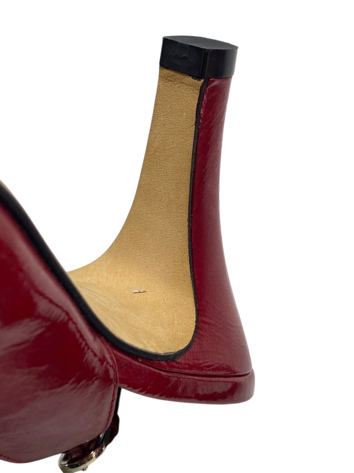 Balenciaga 🔥 BALENCIAGA RED HEELS Y2K CUTOUT SLINGBACK DIVA ENERGY Size US 4 / IT 34 - 21 Thumbnail