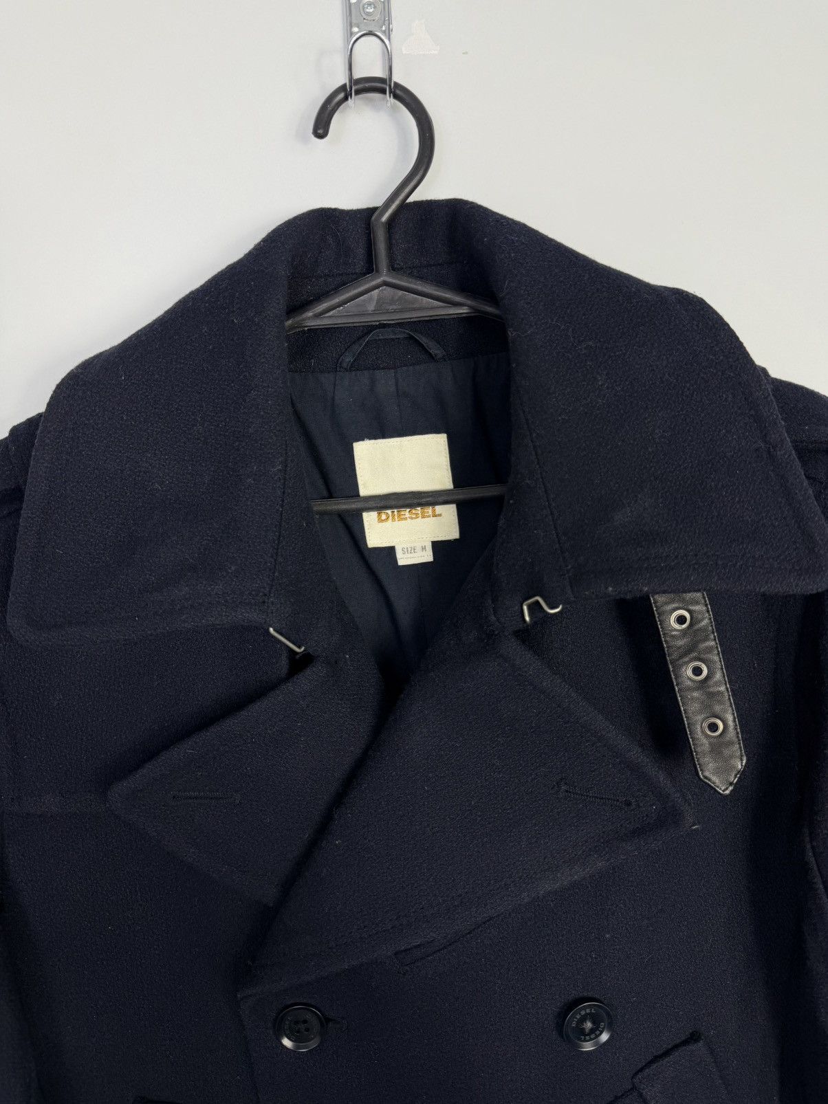 Diesel Beautiful Double-Breasted Diesel Wool Coat Size US M / EU 48-50 / 2 - 2 Thumbnail