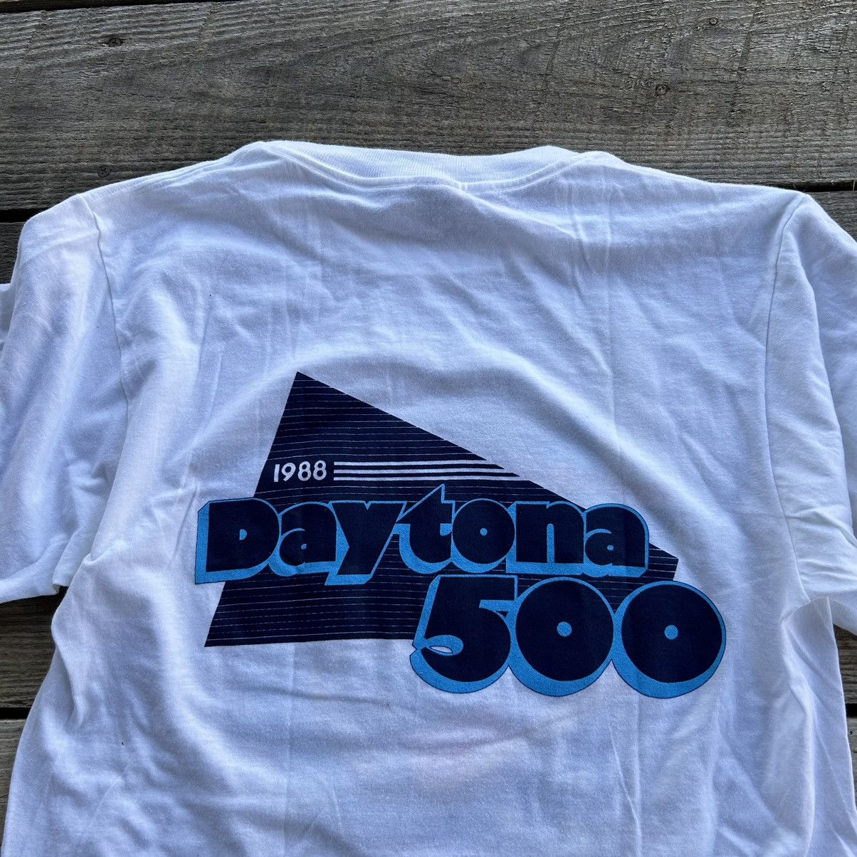 NASCAR × Vintage Crazy Vintage 1988 Daytona 500 NASCR Double Sided T Shirt Size US M / EU 48-50 / 2 - 3 Thumbnail