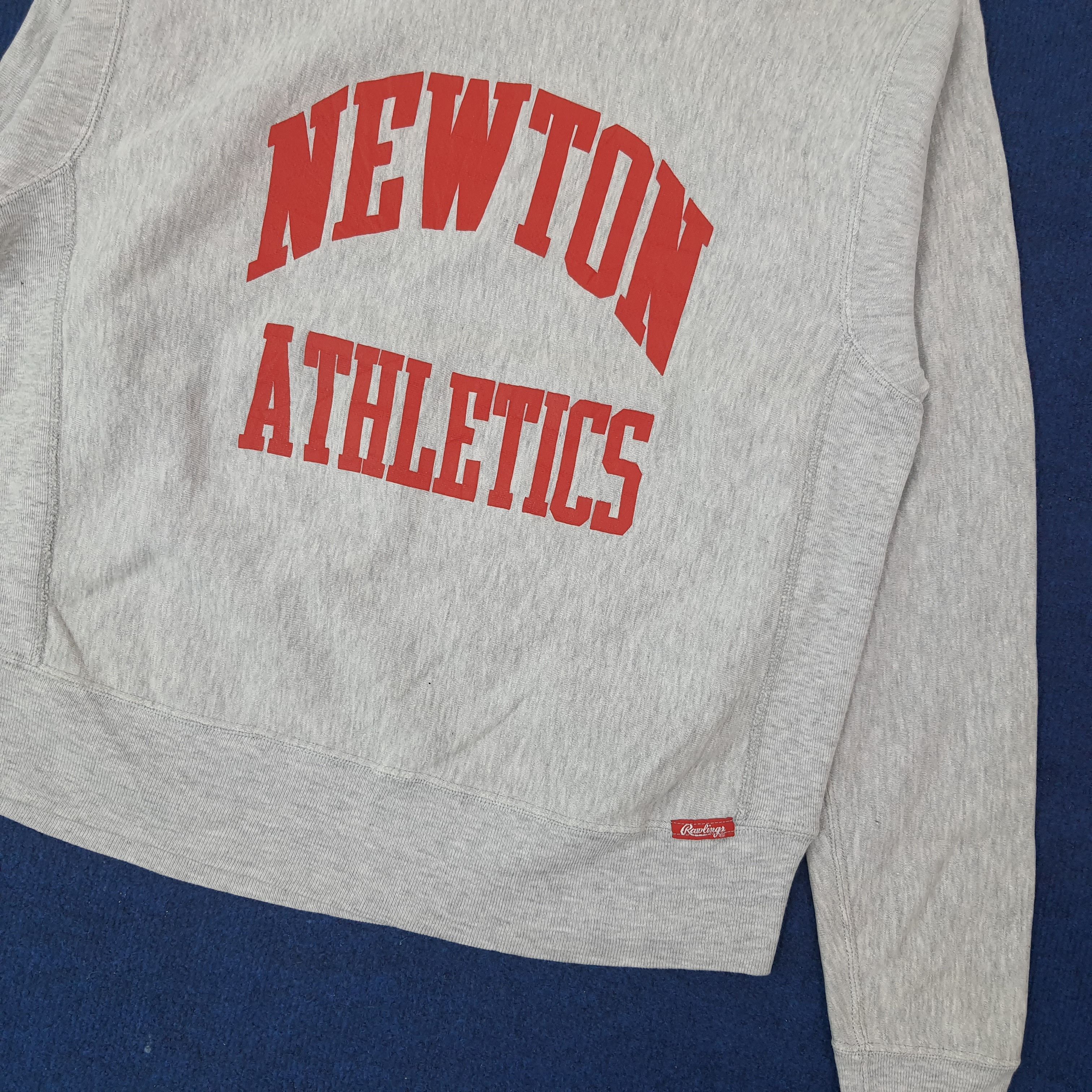 Vintage Vintage Rawlings Newton Athletics USA Sweatshirt C225N2 Size US L / EU 52-54 / 3 - 2 Thumbnail