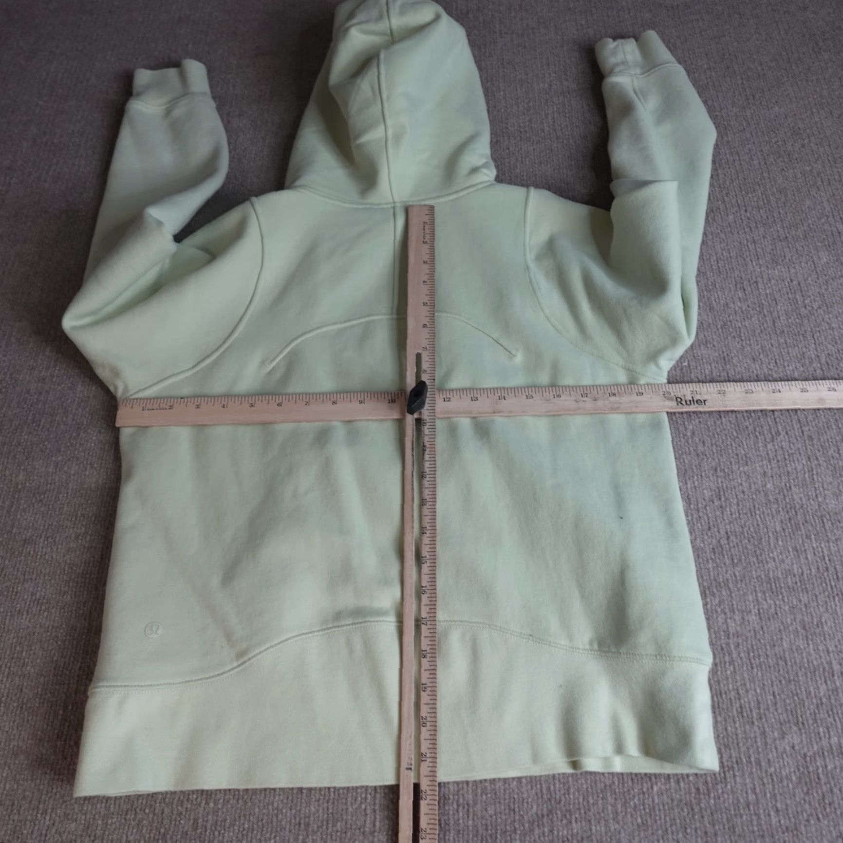 Lululemon Lululemon Womens Sweatshirt Small / 6 Green Loungeful Hoodie Creamy Mint LW3FCDS Size S / US 4 / IT 40 - 5 Thumbnail