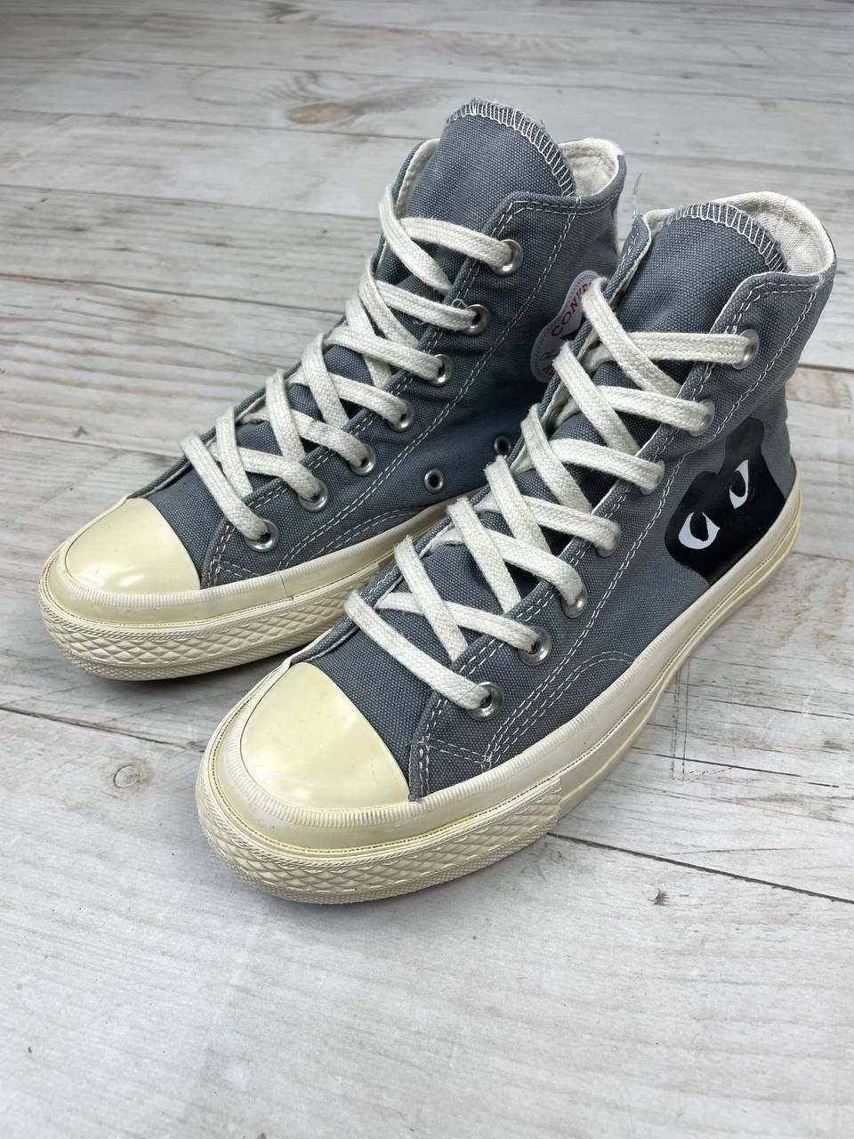 Comme des Garcons PLAY × Converse Comme des Garçons x Converse High Top CDG Sneakers Size US 6.5 / IT 36.5 - 3 Thumbnail