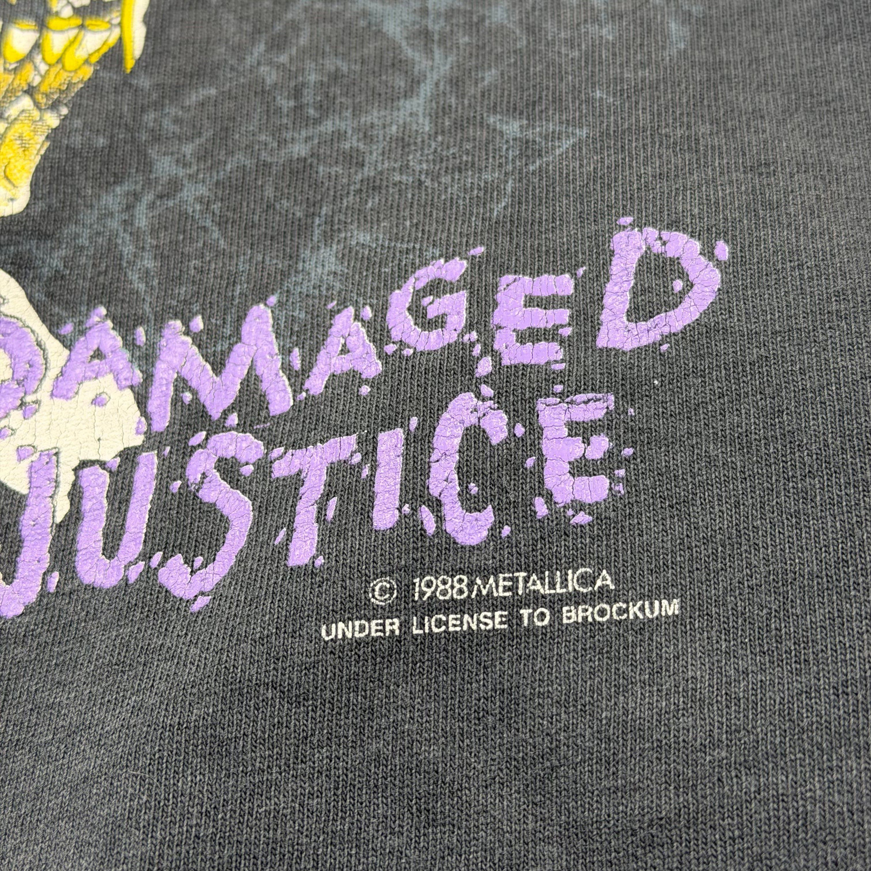 Metallica Vintage Metallica Damaged Justice Pushead Tee XL Size US XL / EU 56 / 4 - 5 Thumbnail