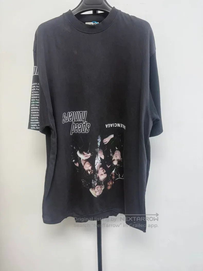 Balenciaga Balenciaga Alphabet Speed Hunter Printed Inverted Short Sl Size US L / EU 52-54 / 3 - 1 Thumbnail
