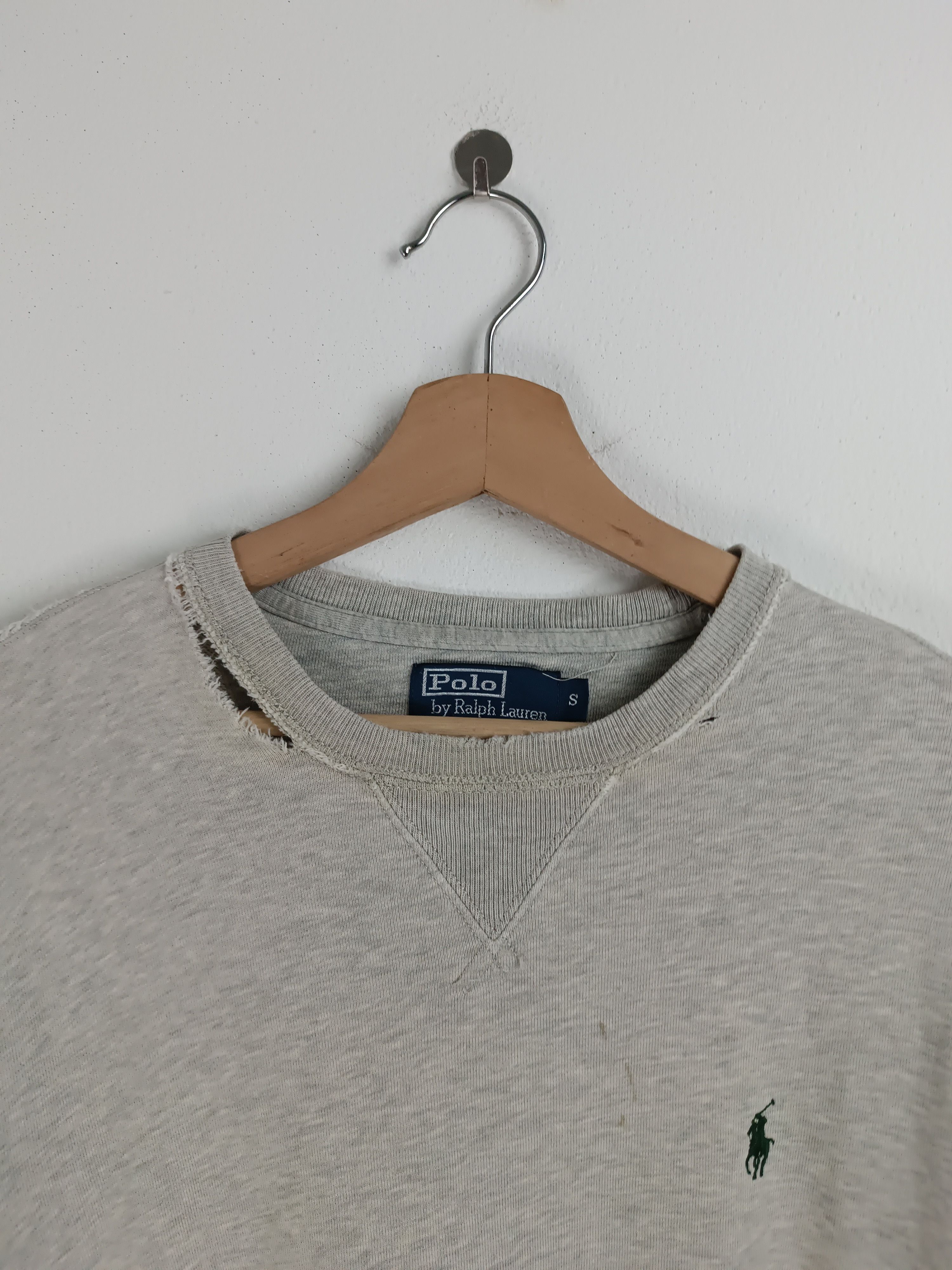 Polo Ralph Lauren THRASHED FADED VINTAGE 90s POLO RALPH LAUREN VERY RARE Size US S / EU 44-46 / 1 - 7 Thumbnail