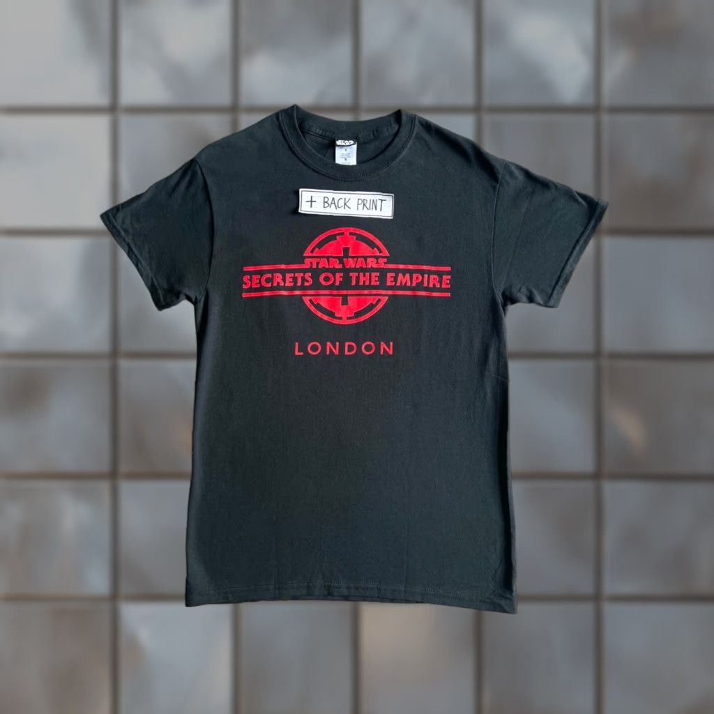 Star Wars Star Wars T-Shirt S Men Black Short Sleeve Logo Graphic 2017 London Immersive Experience Official BNWOT Vintage No N/A Size US S / EU 44-46 / 1 - 1 Thumbnail