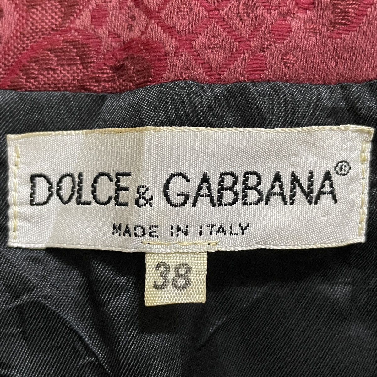 Dolce & Gabbana Rare Vintage Dolce & Gabbana Silk Lame Brocade Vest 1990s Size US M / EU 48-50 / 2 - 9 Thumbnail