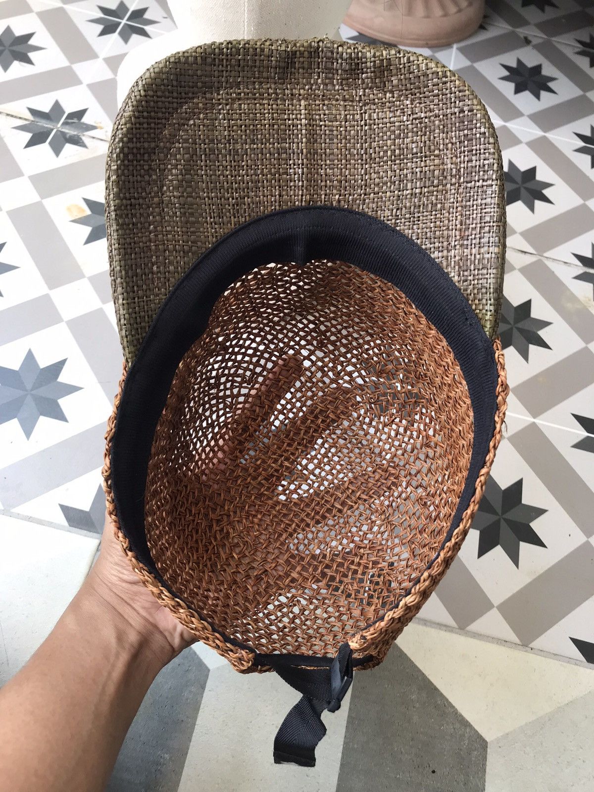 Montbell × Vintage AUTHENTIC MONTBELL STRAW NATURAL GRASS CAP HAT Size ONE SIZE - 5 Thumbnail