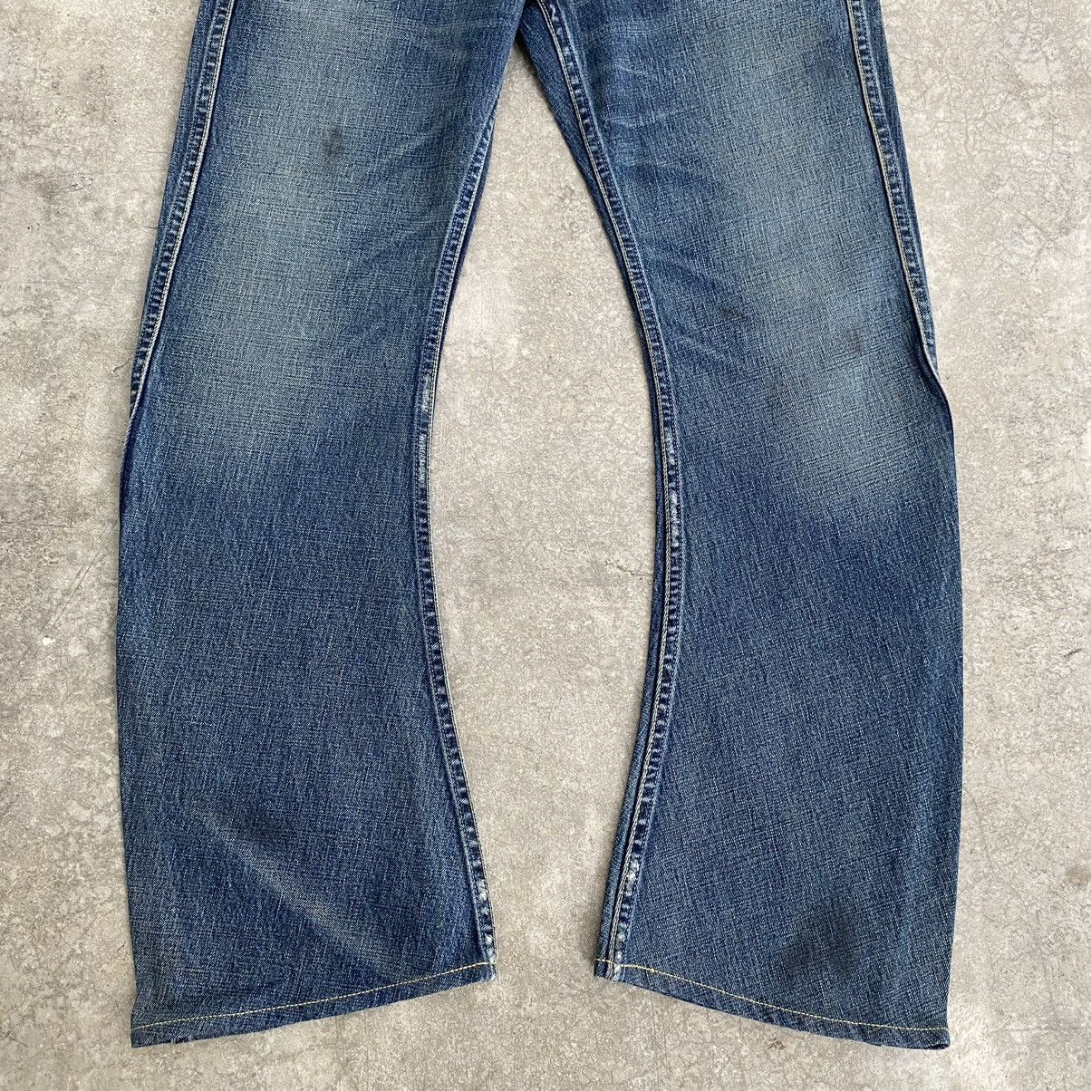 wjk 2000’s Jun Hashimoto WJK J Cut Curved Leg Flared Jeans Size US 32 / EU 48 - 5 Thumbnail