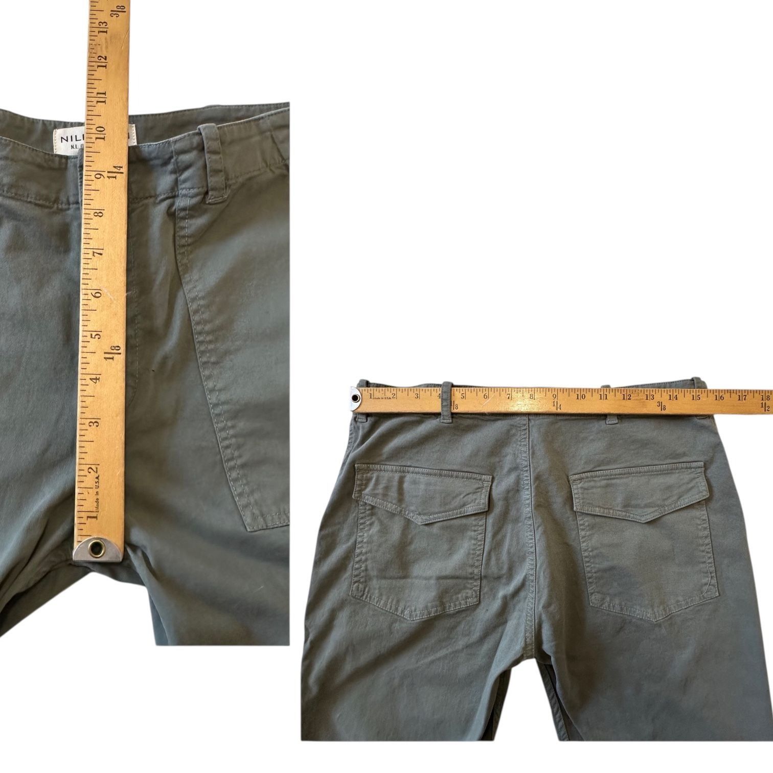 Nili Lotan Nili Lotan Jenna Pants in Admiral Green, Size 8, NWT Size 30" / US 8 / IT 44 - 13 Thumbnail