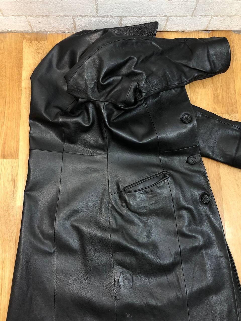 Other VINTAGE 00s MOTO LEATHER PUNK LEATHER JACKET AVANT-GARDE Size US XL / EU 56 / 4 - 8 Thumbnail