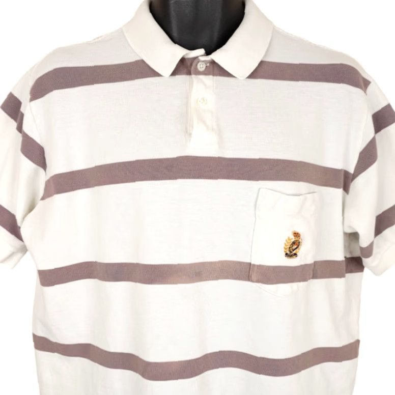 Polo Ralph Lauren VINTAGE Polo Ralph Lauren Polo Shirt Mens Size Large The Big Shirt Made In USA Shirt Size US L / EU 52-54 / 3 - 2 Thumbnail