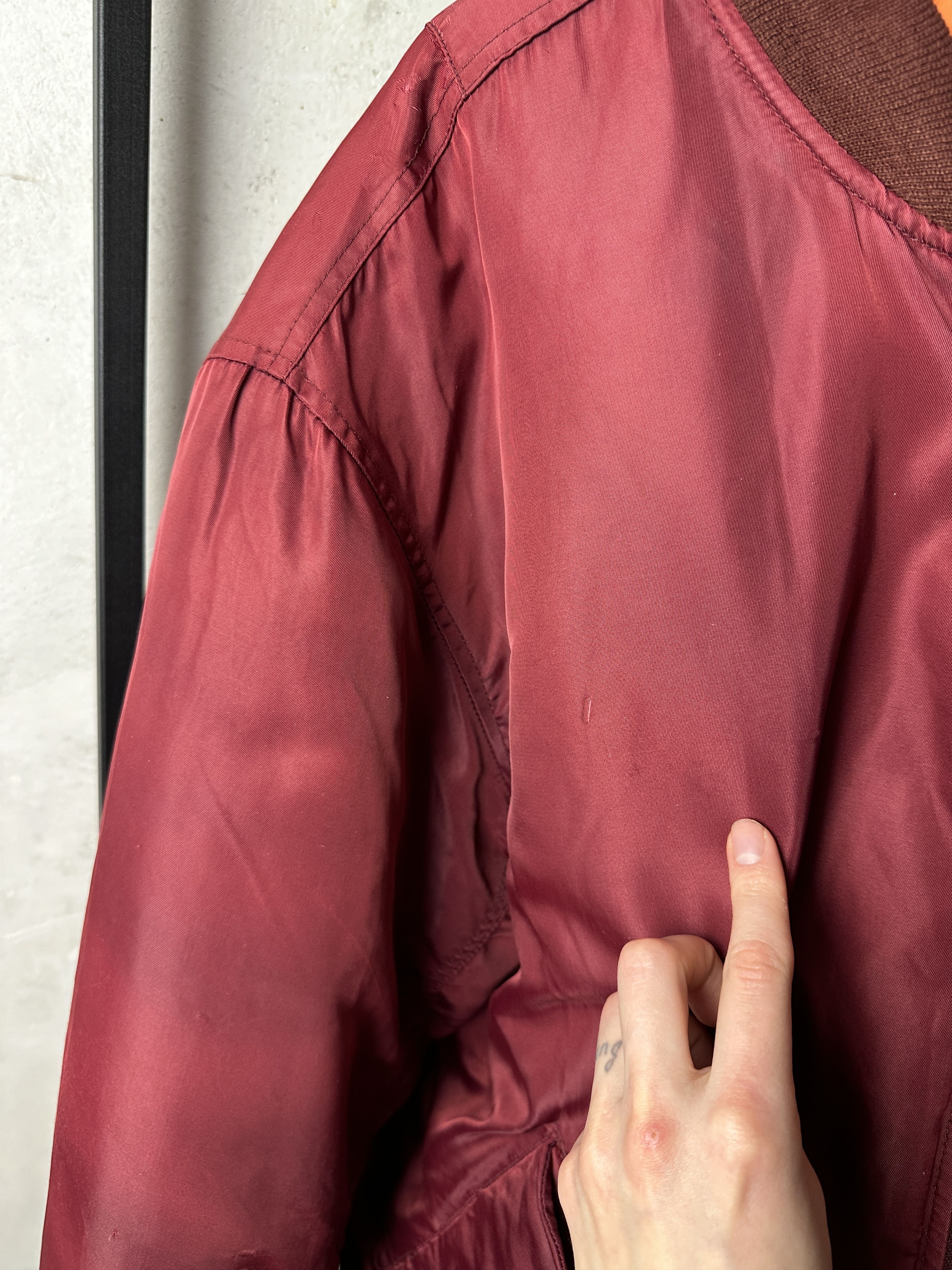 Vintage MA1 Reversible Bomber Jacket Size US XL / EU 56 / 4 - 8 Thumbnail
