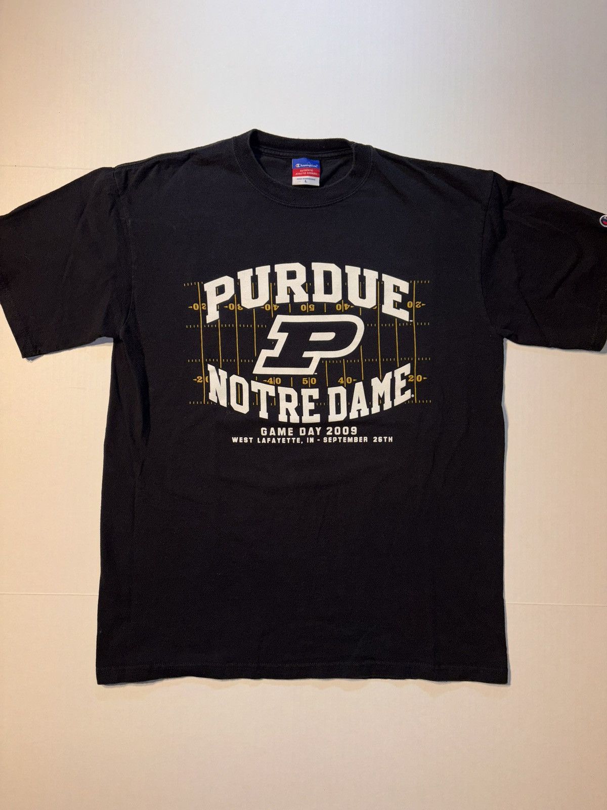 Champion Vtg Champion Purdue Boilermakers Notre Dame Fighting Irish L Size US L / EU 52-54 / 3 - 1 Thumbnail