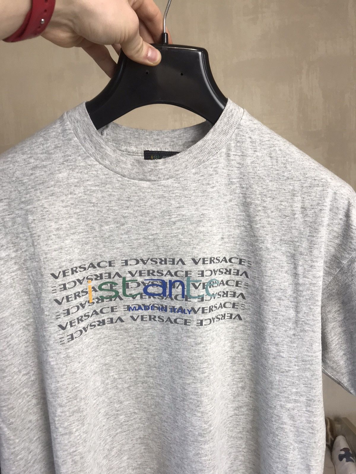 Versace 🔥 90s RARE Versace ISTANTE Archive Logo Shirt Size US L / EU 52-54 / 3 - 6 Thumbnail