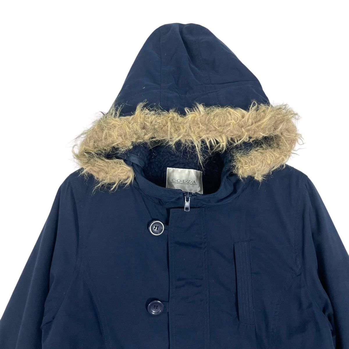 If Six Was Nine Vintage Colza Japanese Brand Faux Fur Hoodie Parka Jacket Size US M / EU 48-50 / 2 - 7 Thumbnail